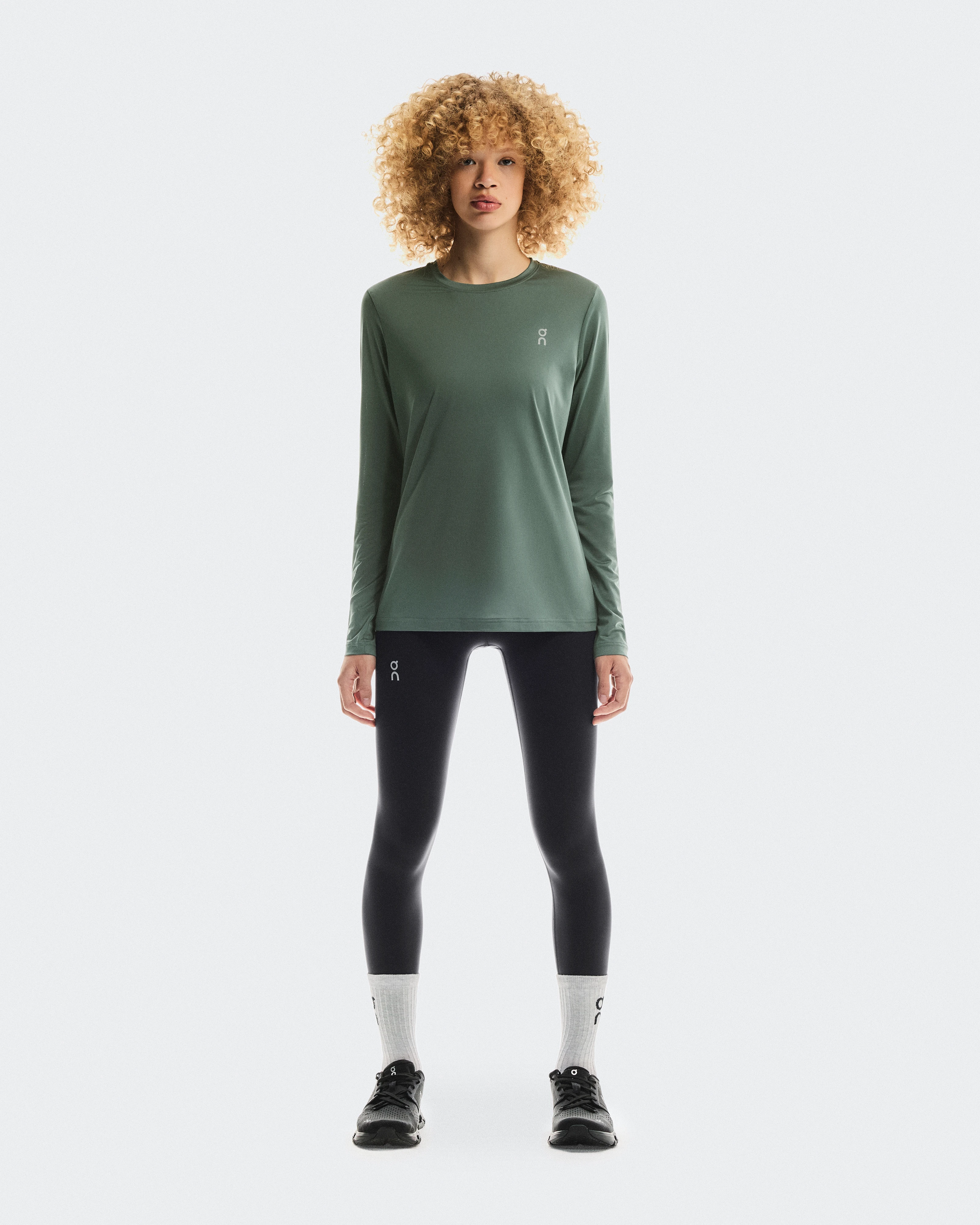 On Core Long-T Olive Women Tops and t-shirts
