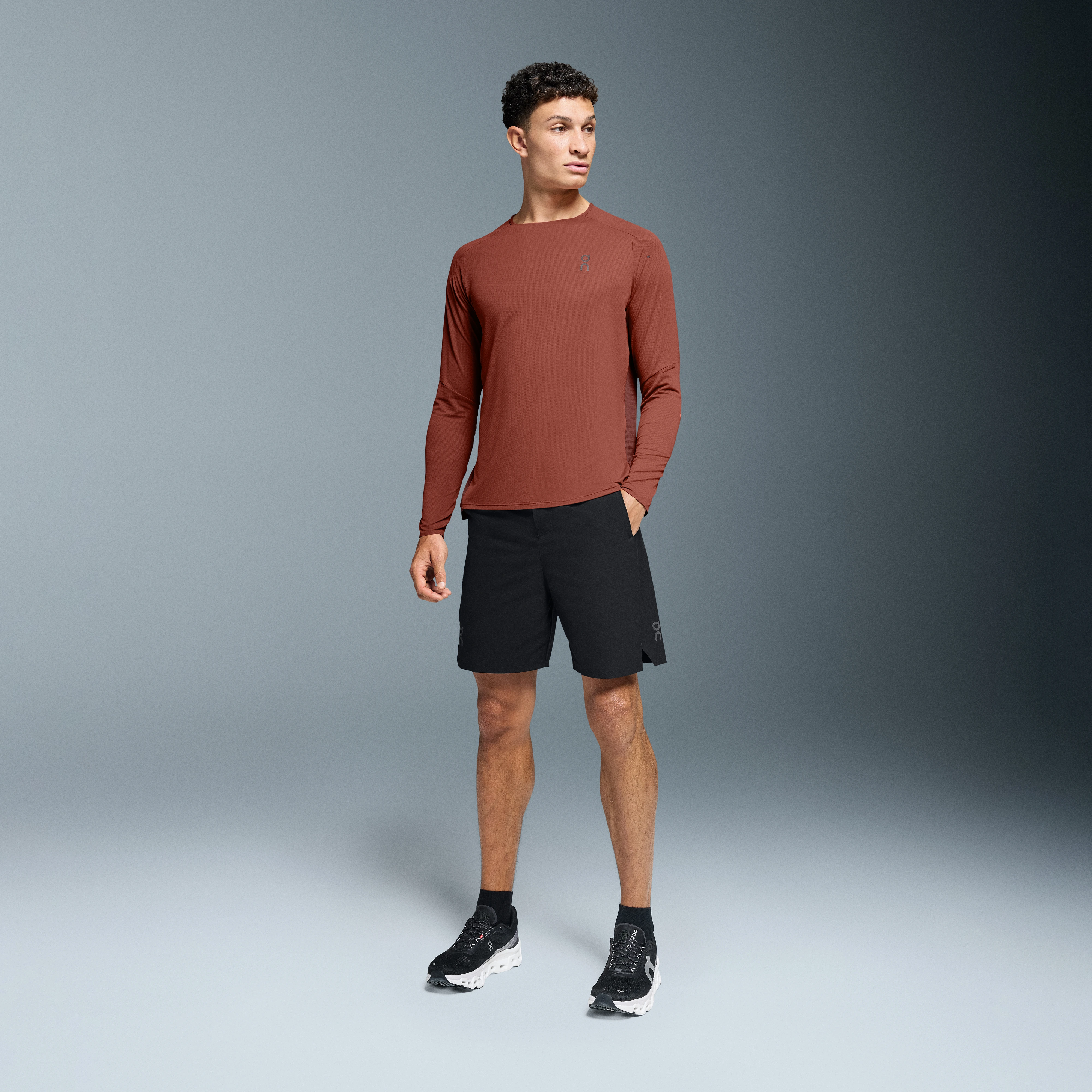 On Performance Hybrid Short Black Men – Long runs, training, road running Shorts