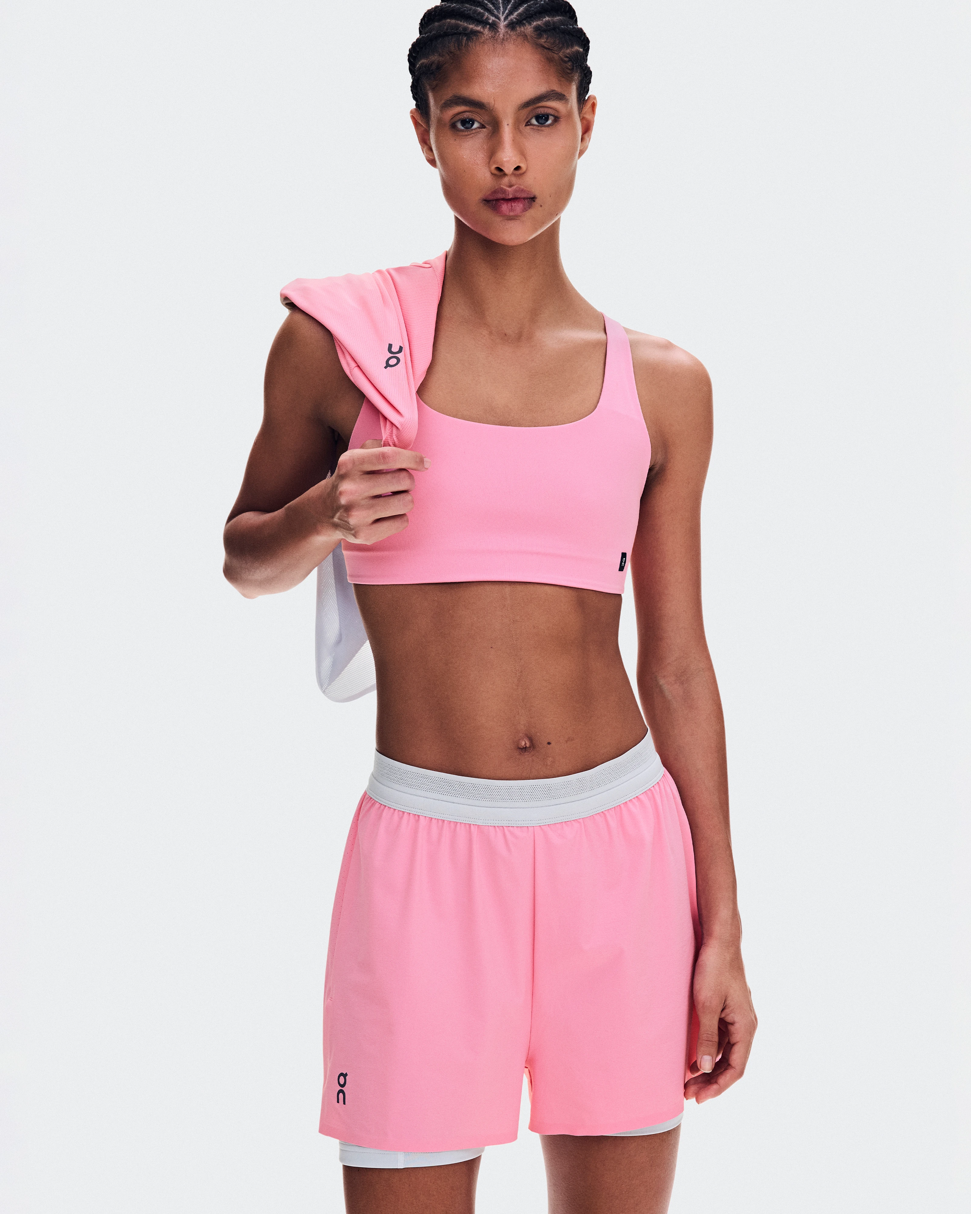 On 3" Performance 2/1 Shorts Magnolia & Glacier Women Shorts
