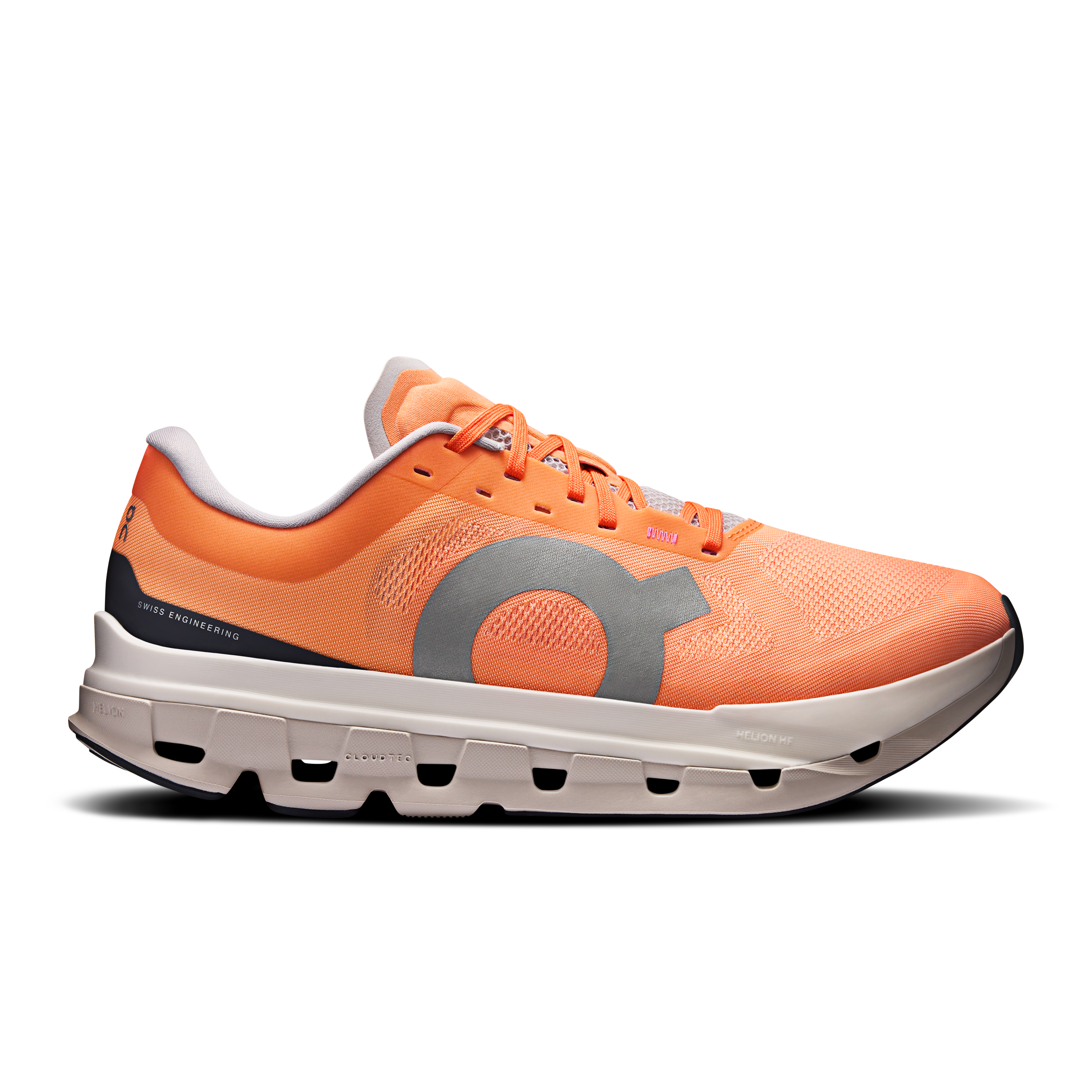 Cloudflow 5 Road Running Shoe in Tangerine/Silver