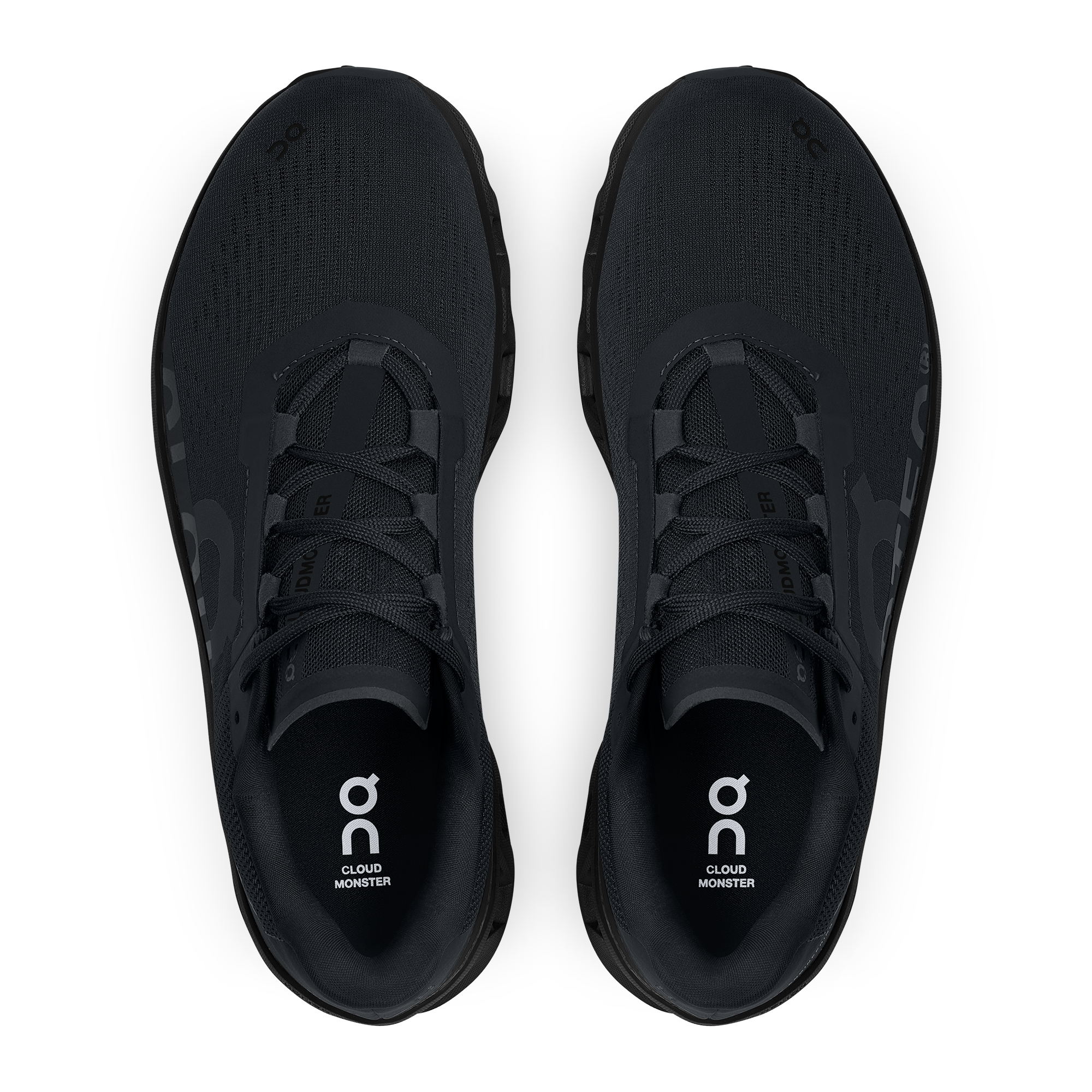 On Cloudmonster All Black Men Road running Shoes