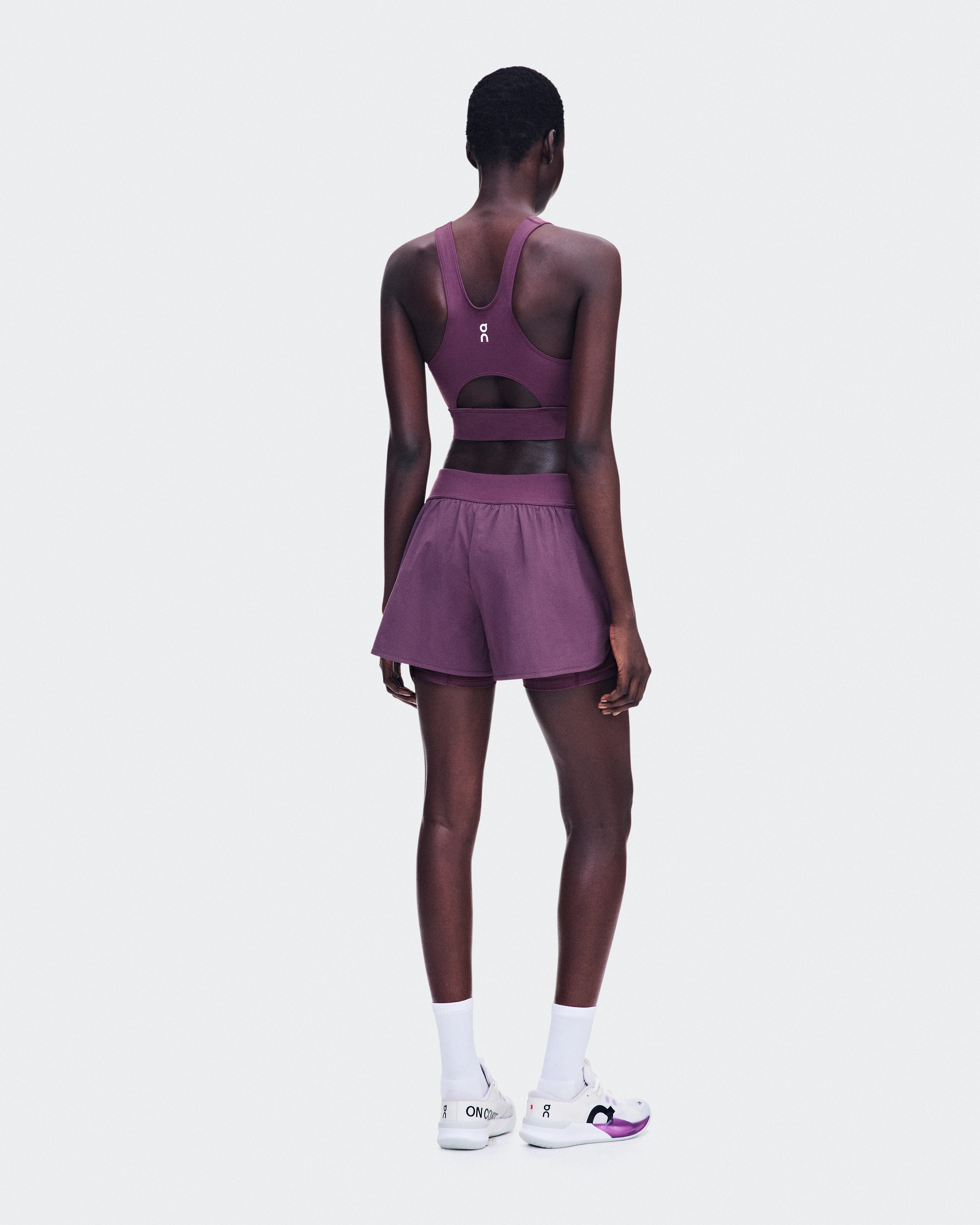 On 3" Court Shorts 2-in-1 Cassis Women Shorts
