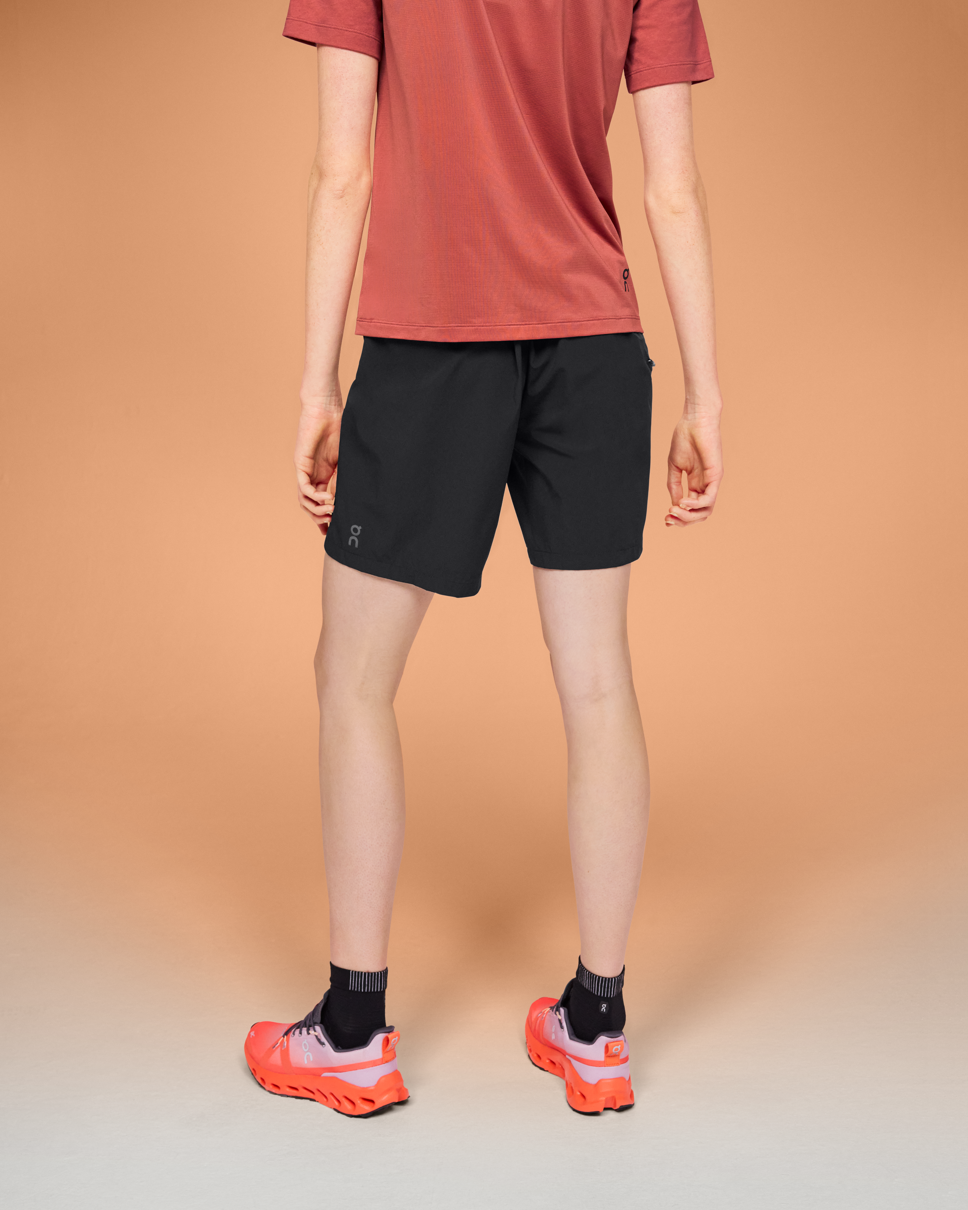 On Trek Short Black Women Shorts