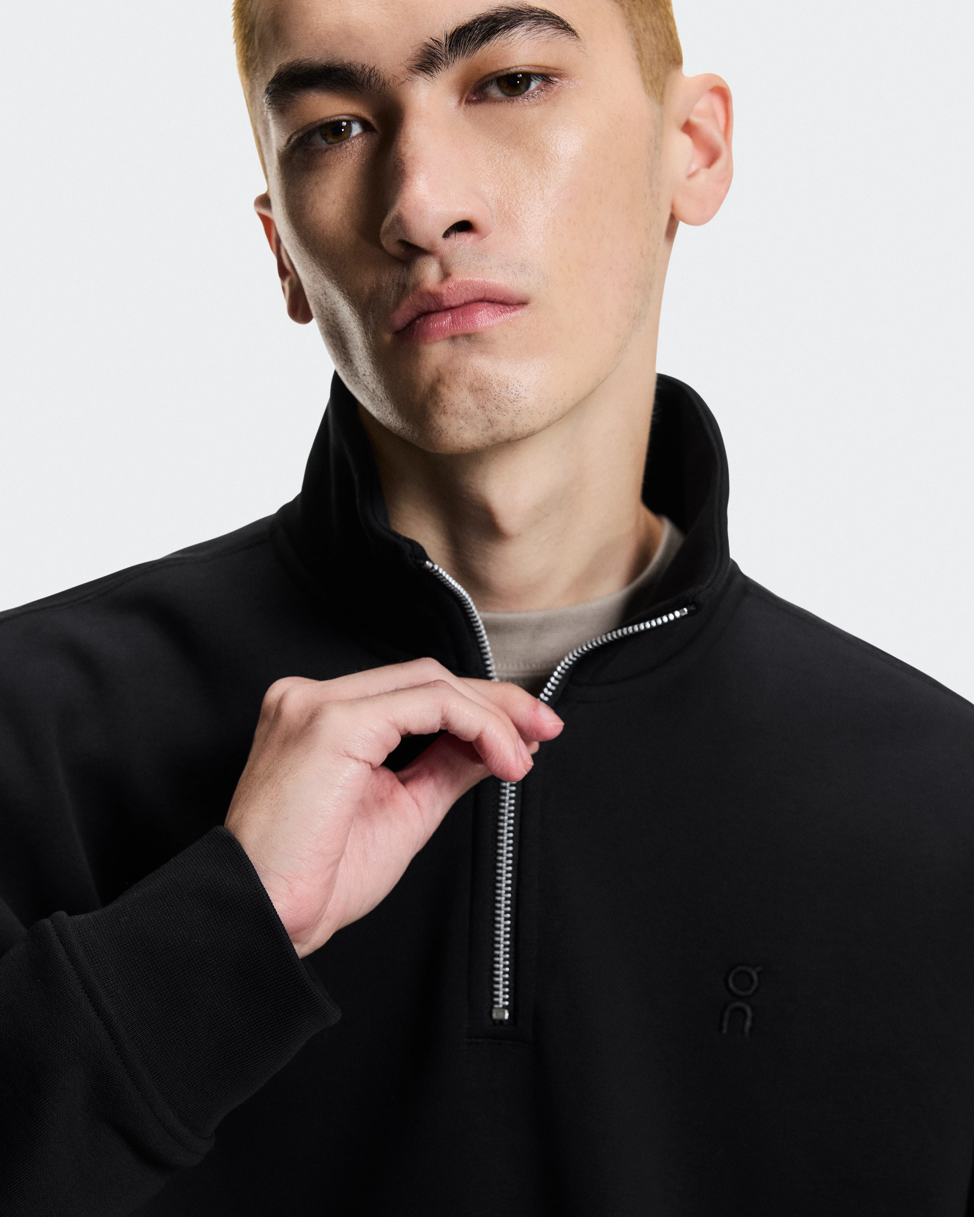 On Club Collective 1/4 Zip Black Men Hoodies and sweatshirts