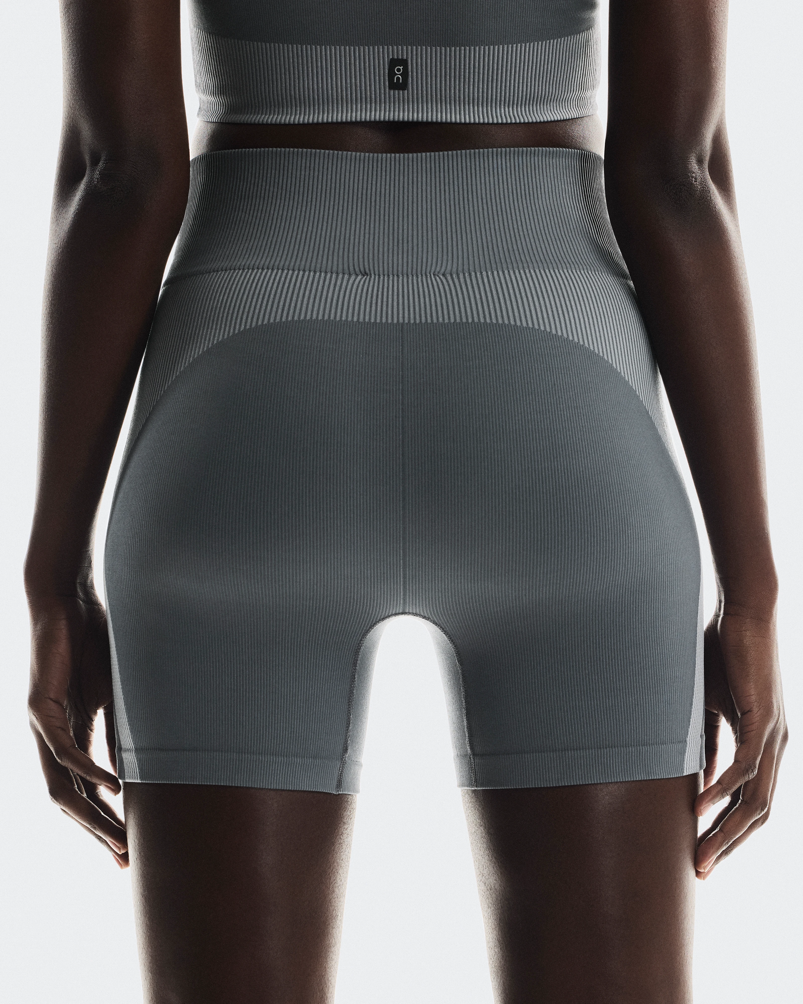 On Studio Knit Shorts Rock & Glacier Women Shorts