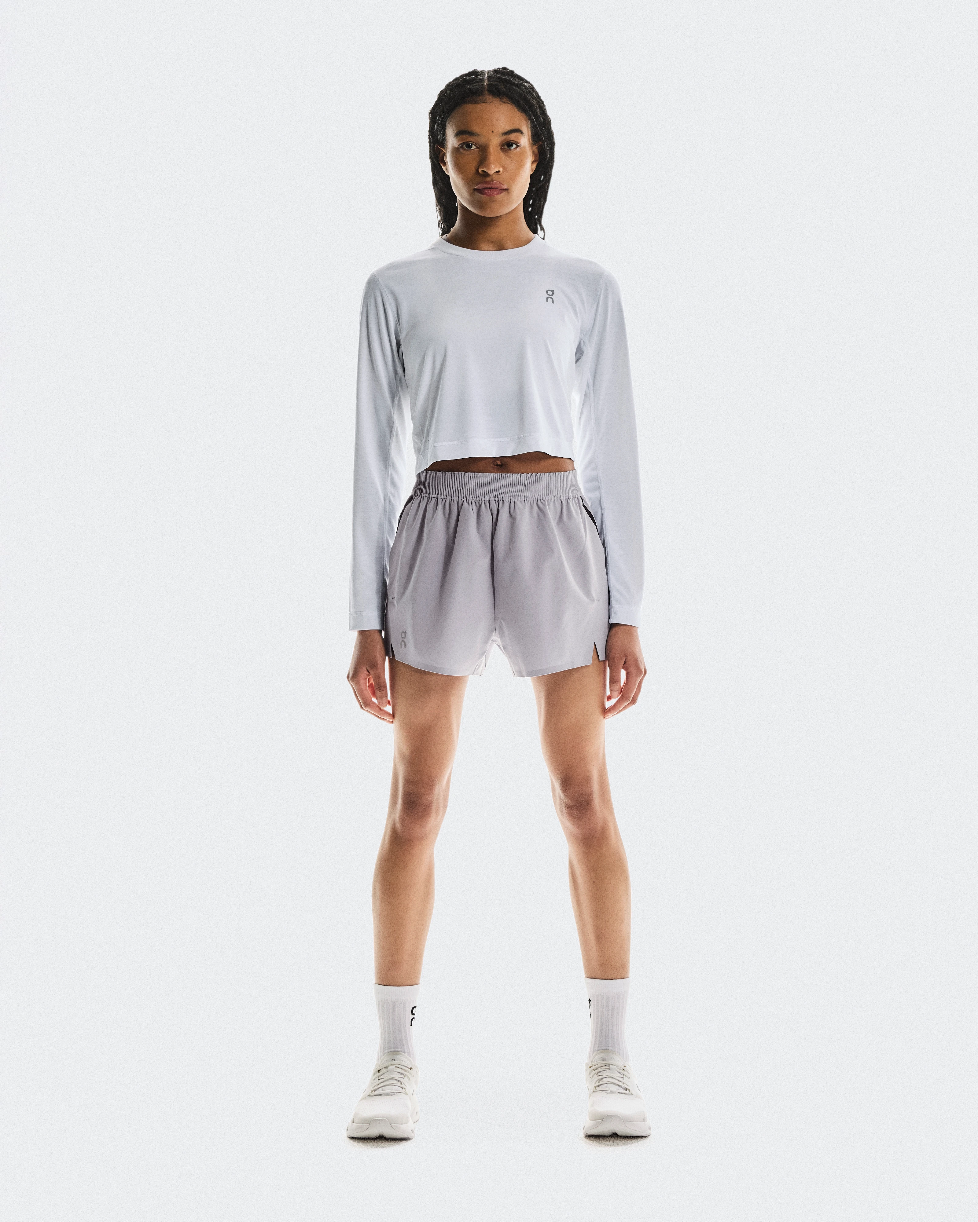On Train Shorts Lilac Women Shorts