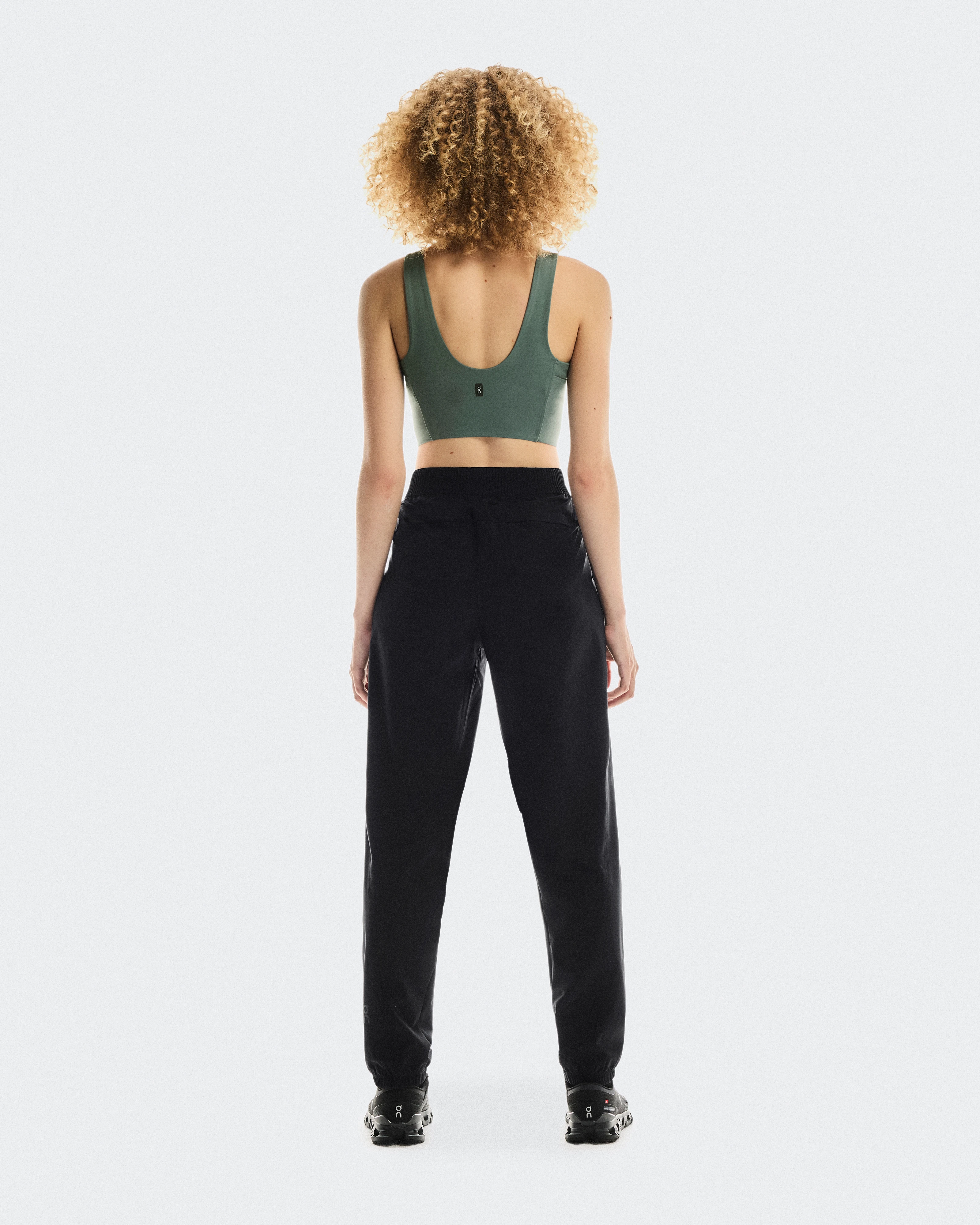 On Core 2-in-1 Crop Olive Women Tops and t-shirts