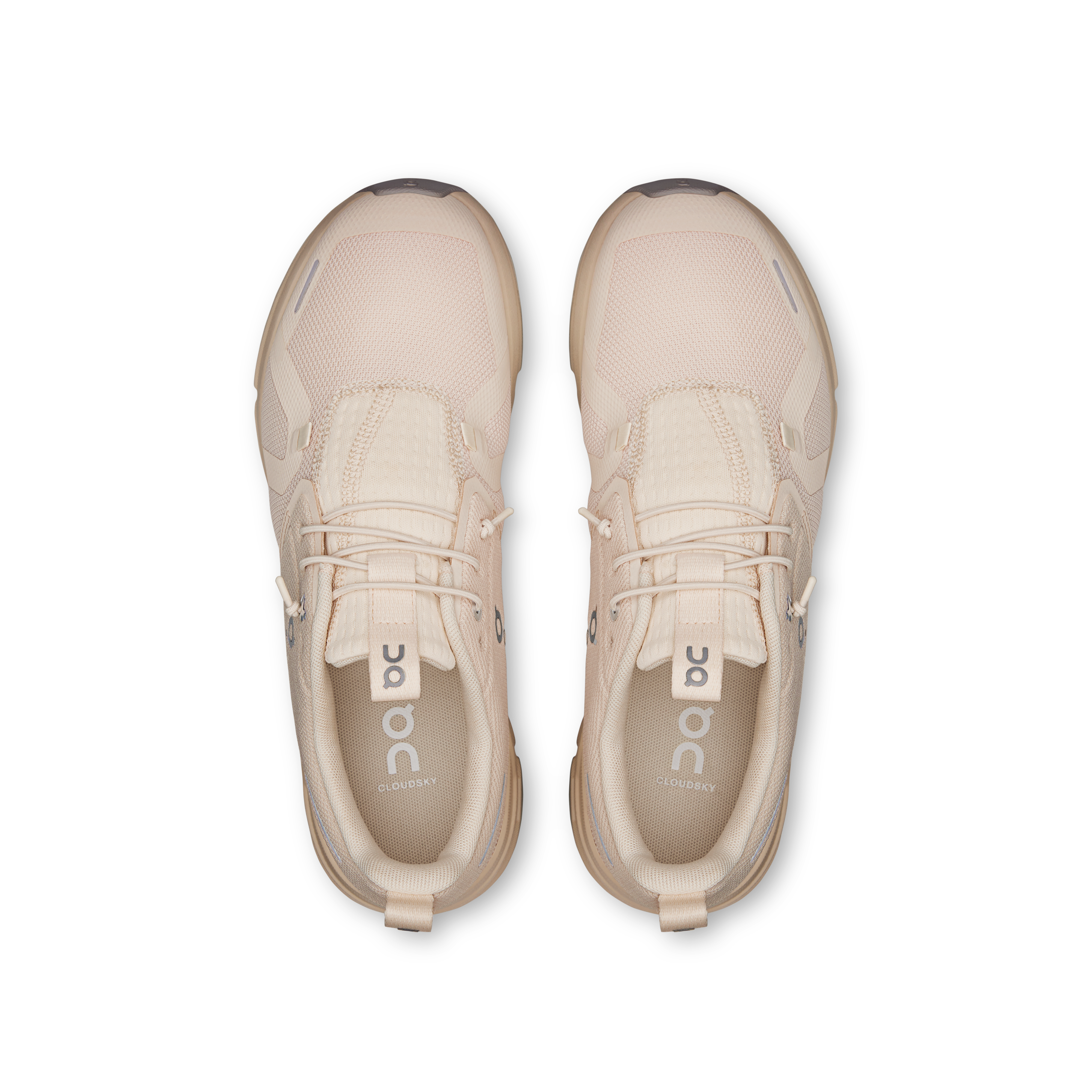 On Cloud Sky Sand & Silver Youth Active life Shoes