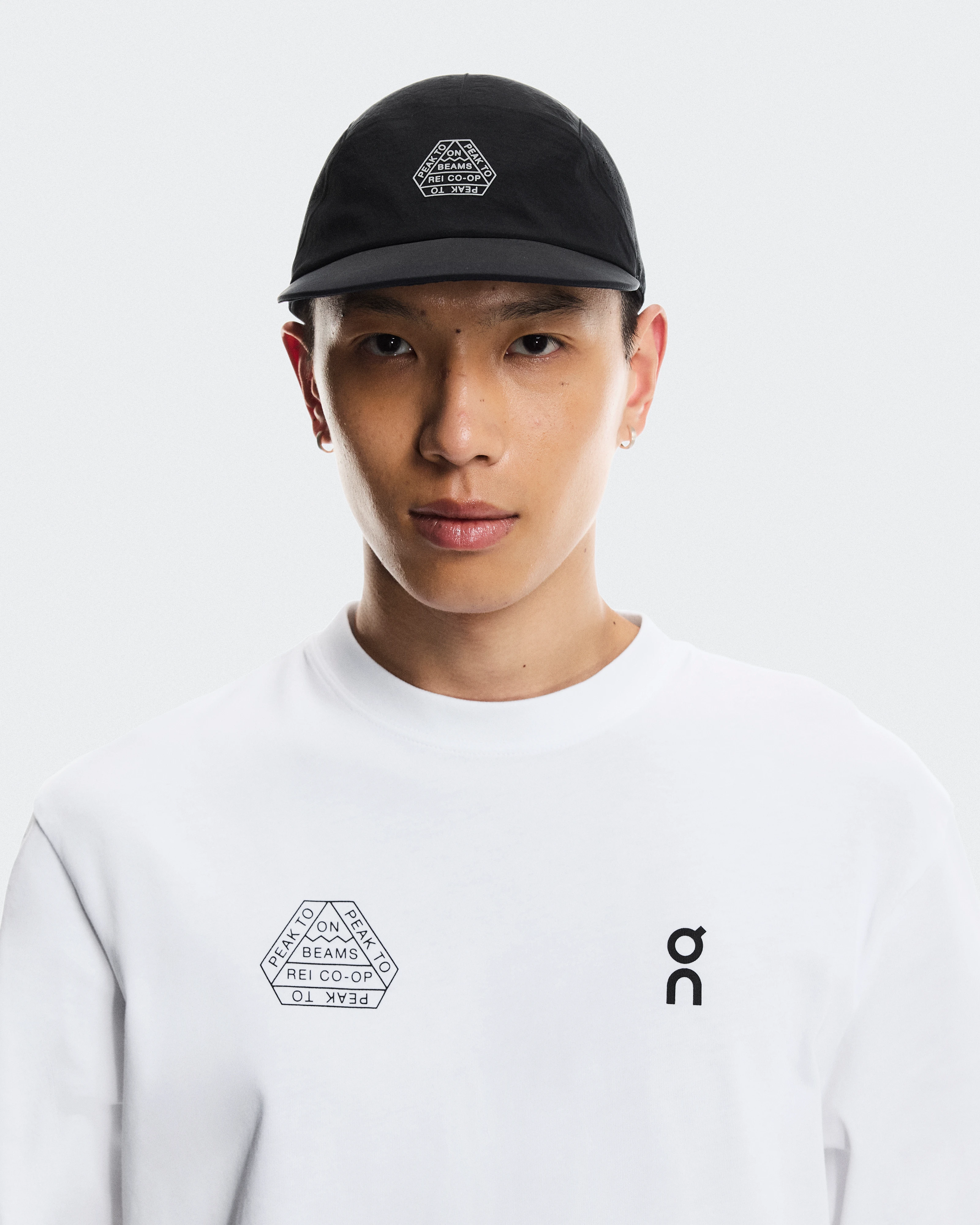 On Performance Cap BEAMS REI Black Unisex Headwear