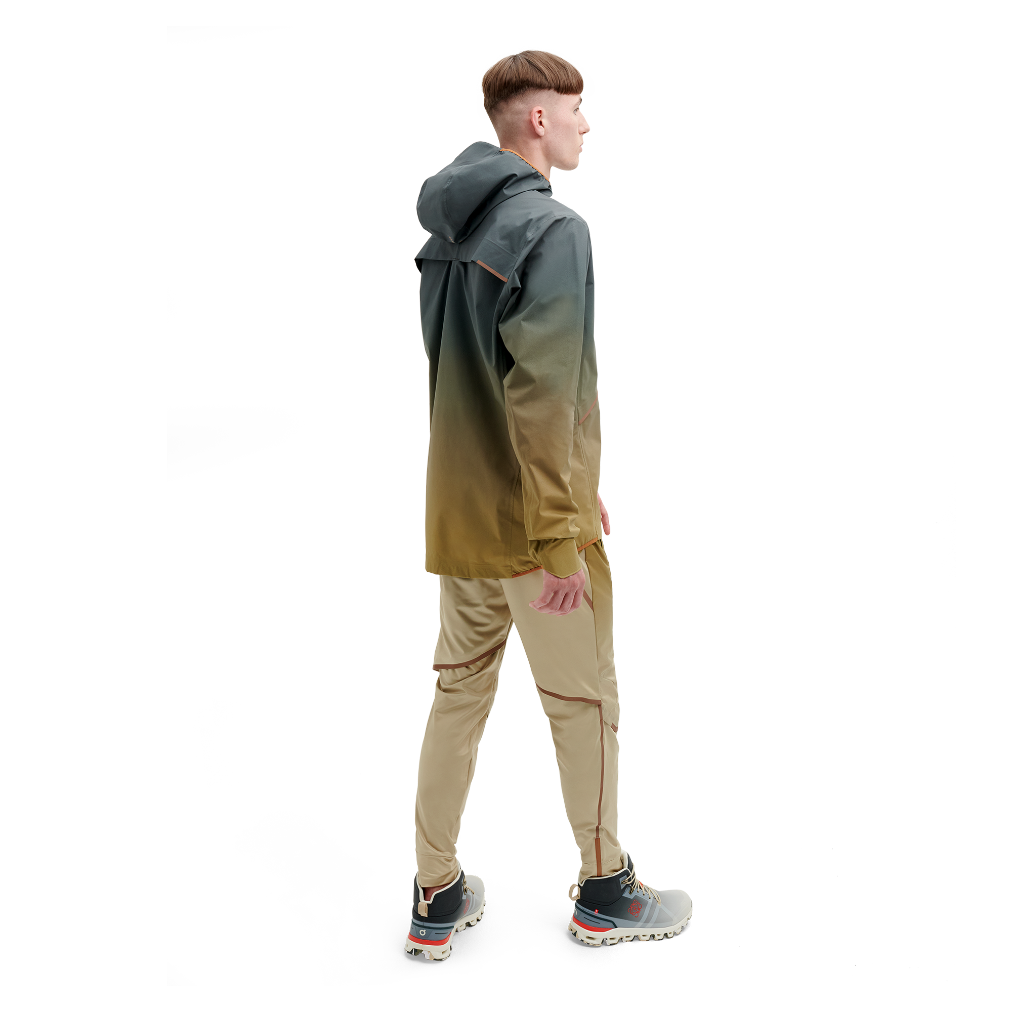 On Waterproof Anorak LOEWE Gradient Khaki Men Jackets
