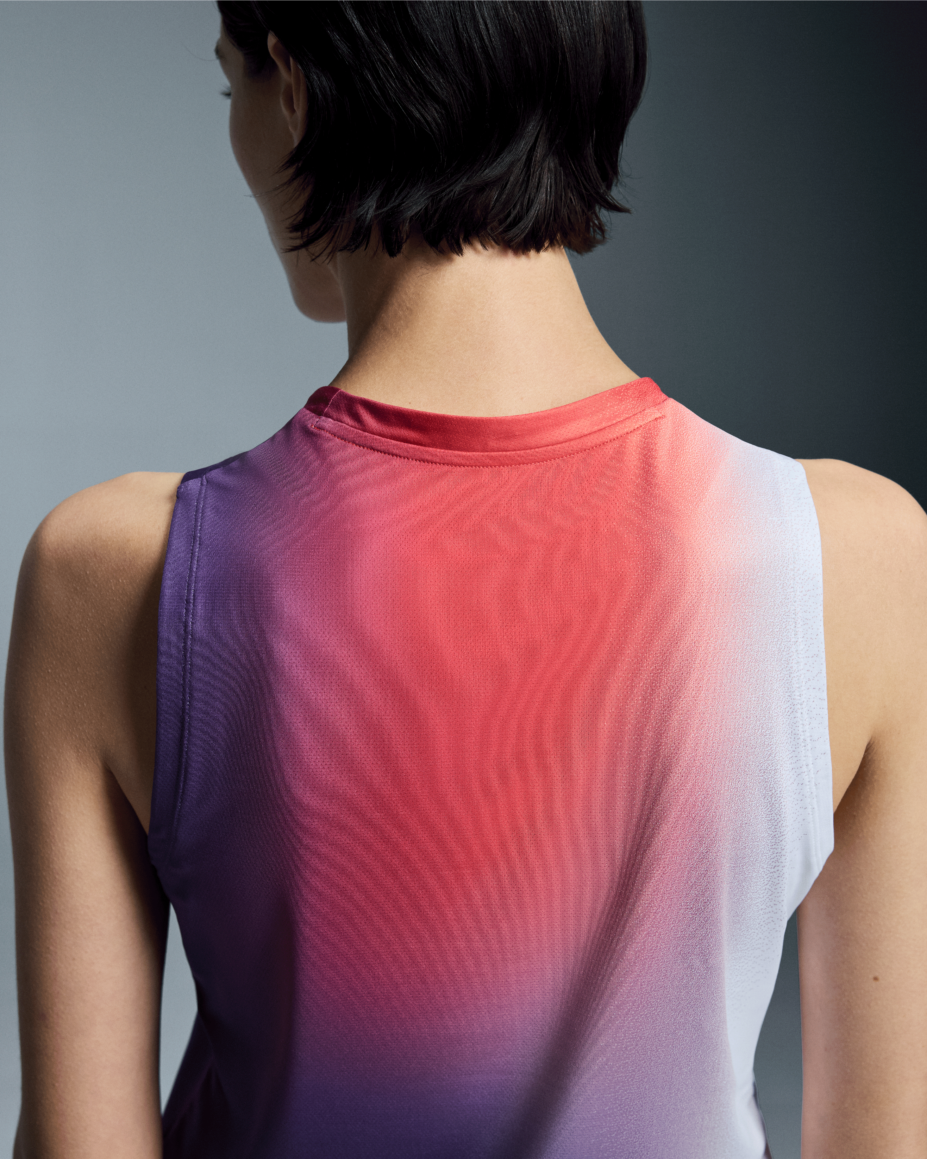 On Court Tank White & Flame Women Tops and t-shirts
