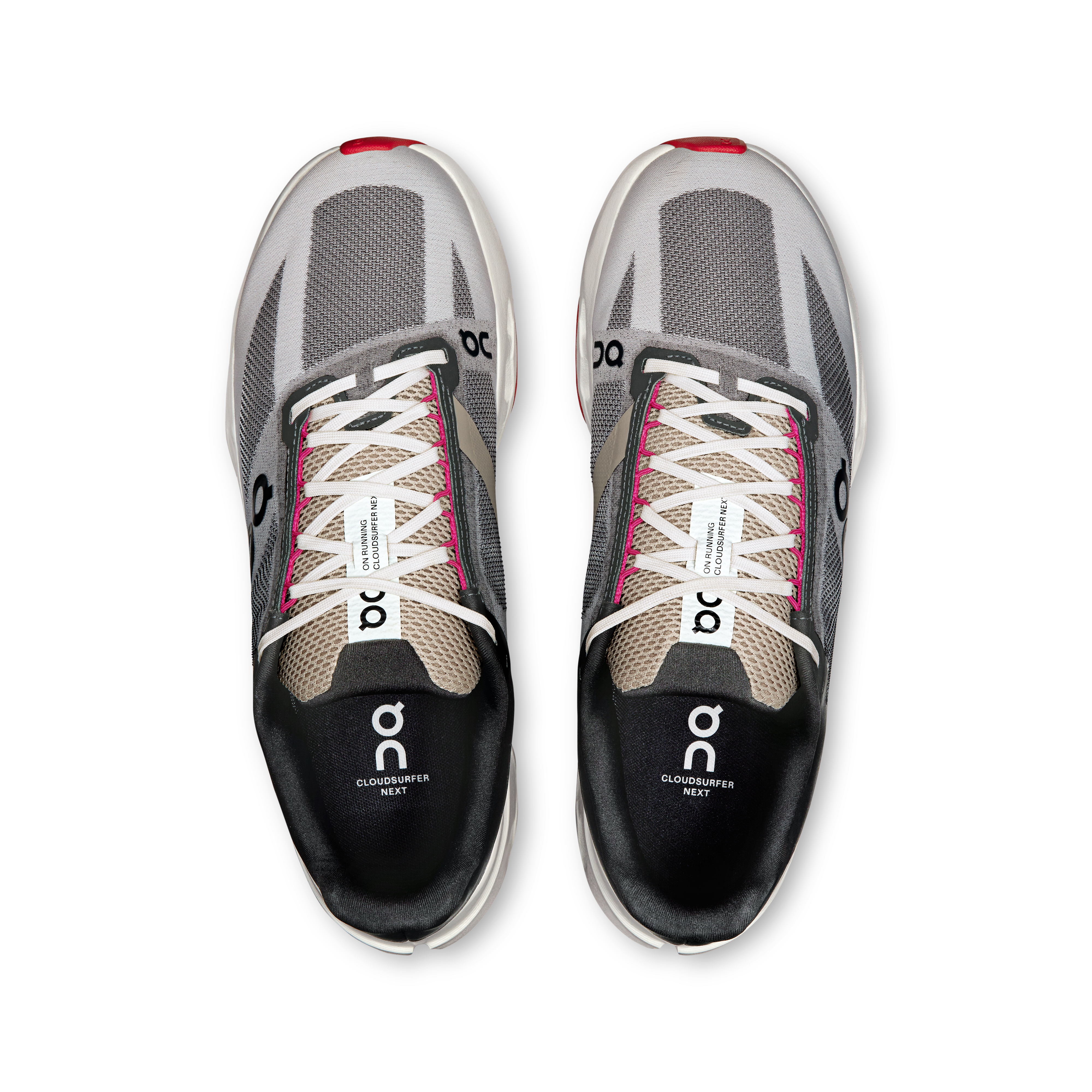 On Cloudsurfer Next Black & White Men Road running Shoes