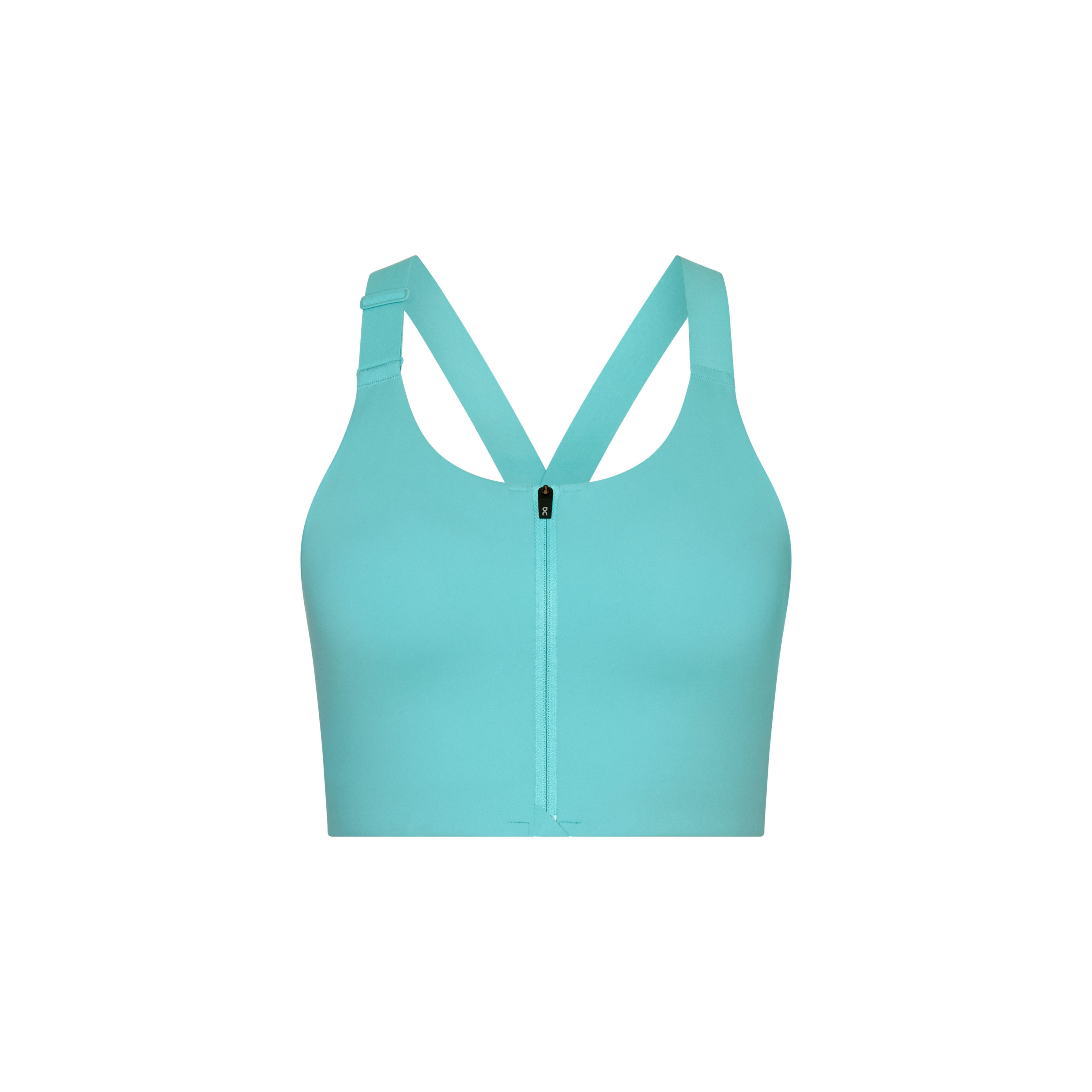 Endurance Bra Zip in Aquamarine