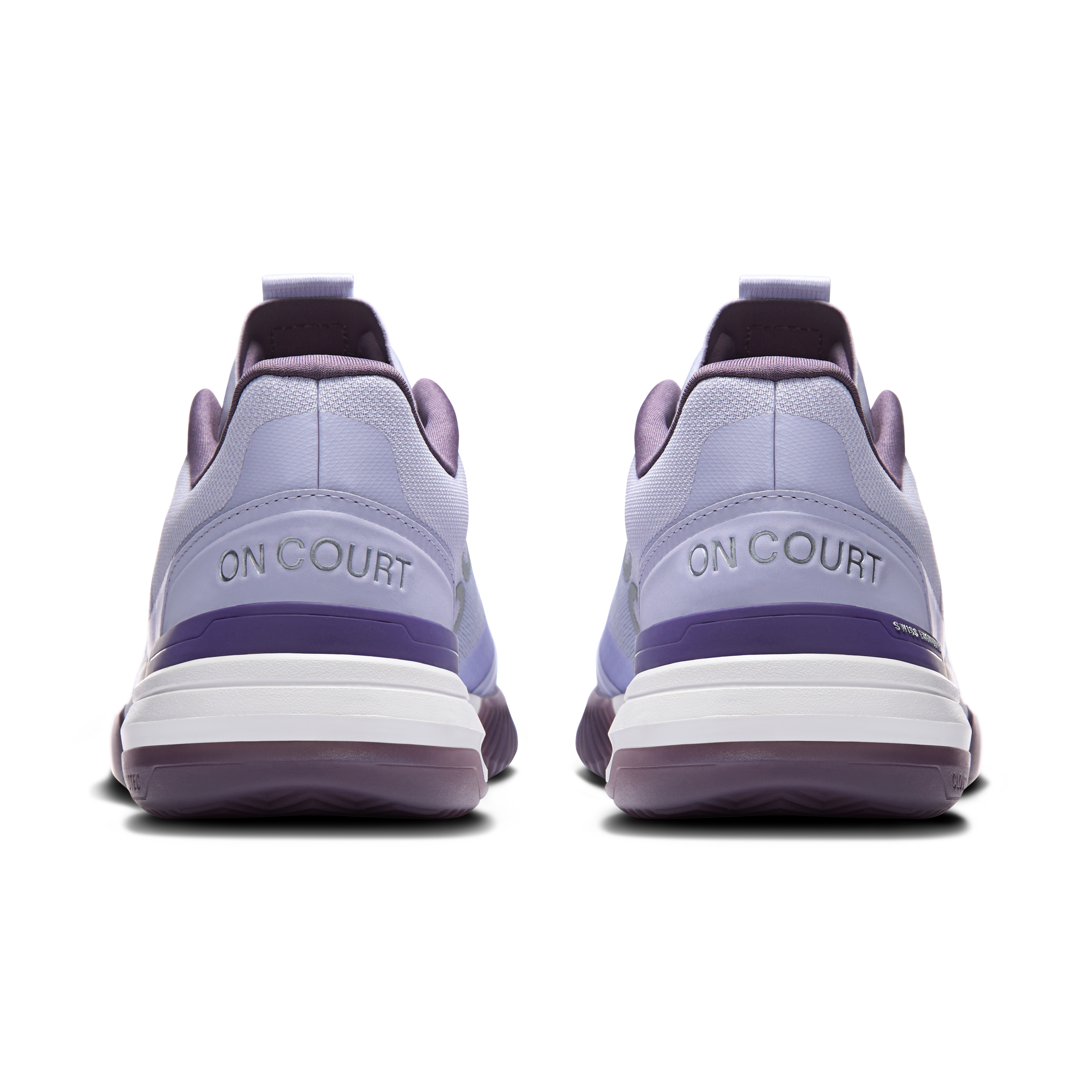 On THE ROGER Advantage Pro Clay Thistle & Dewberry Women Tennis Shoes