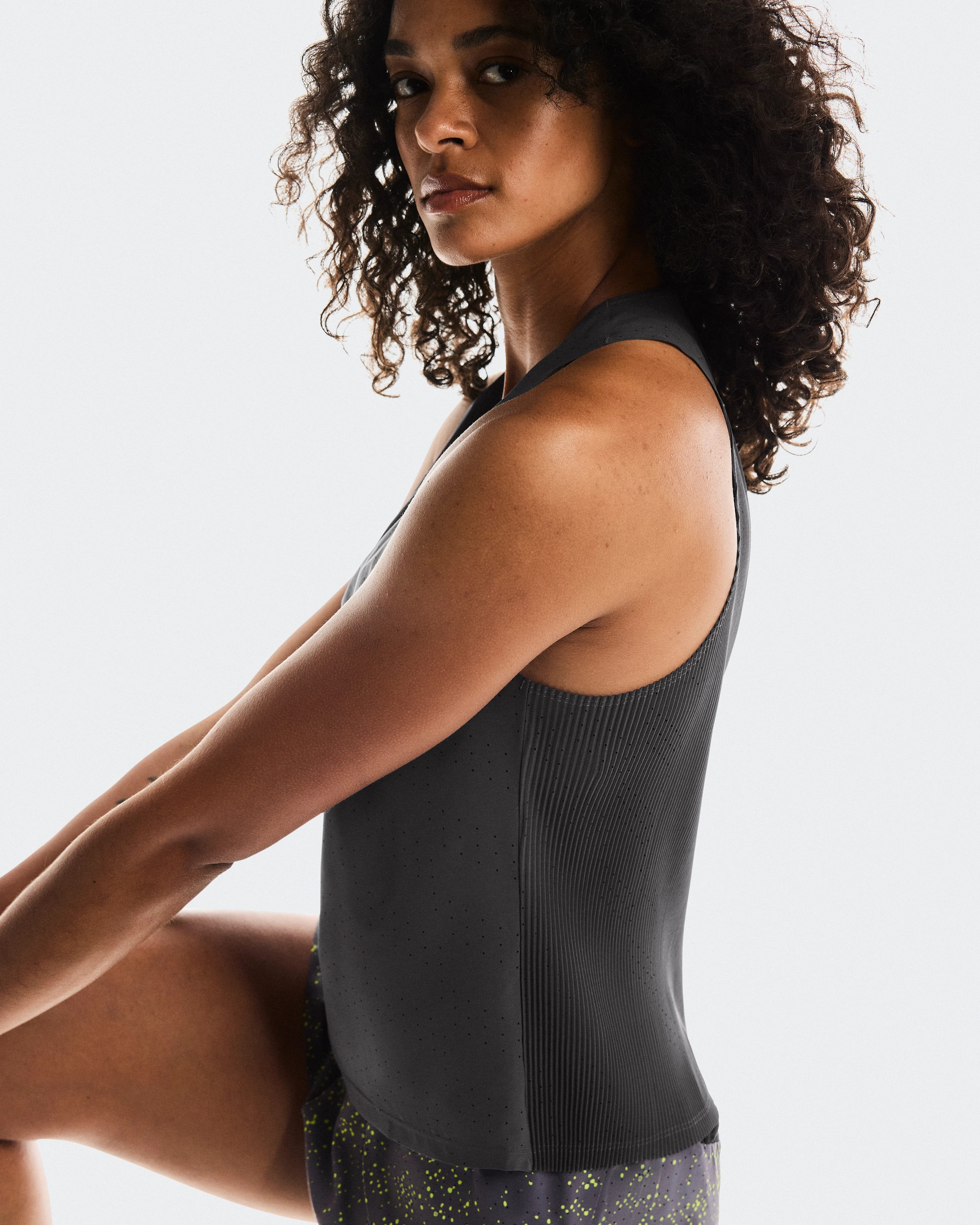On Race Singlet Iron Women Tops and t-shirts
