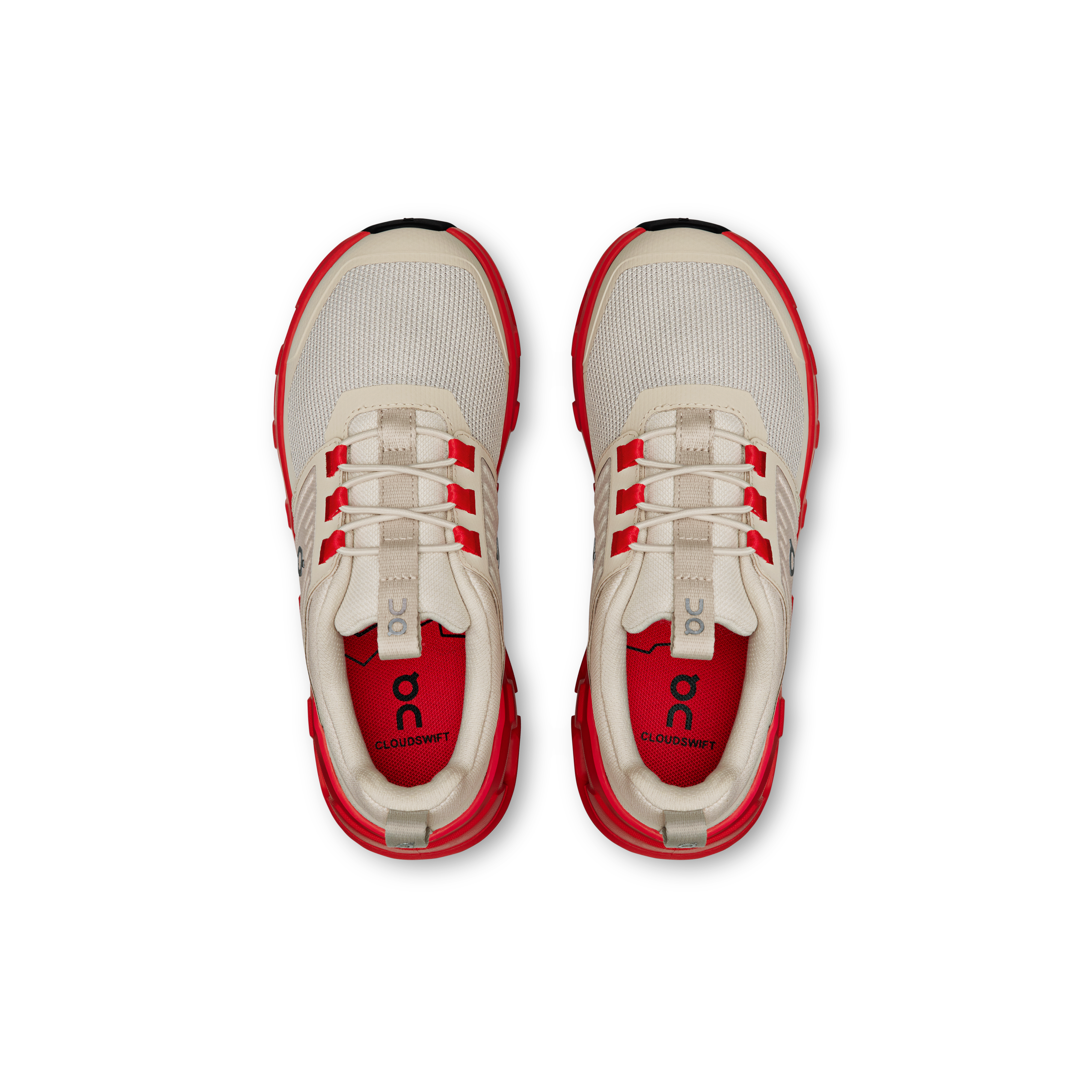 On Cloudswift Kids Desert & Red Kids Active life Shoes