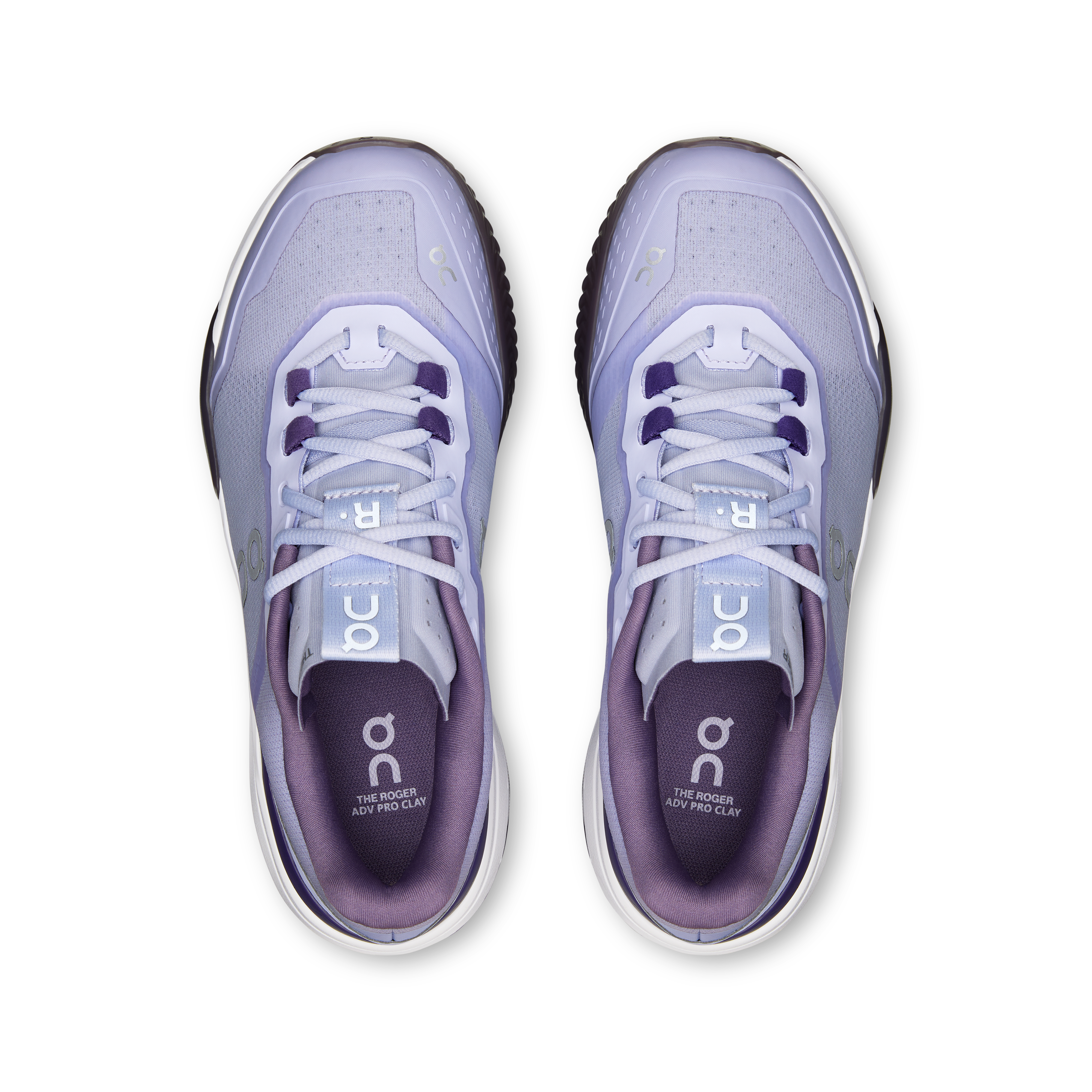 On THE ROGER Advantage Pro Clay Thistle & Dewberry Women Tennis Shoes