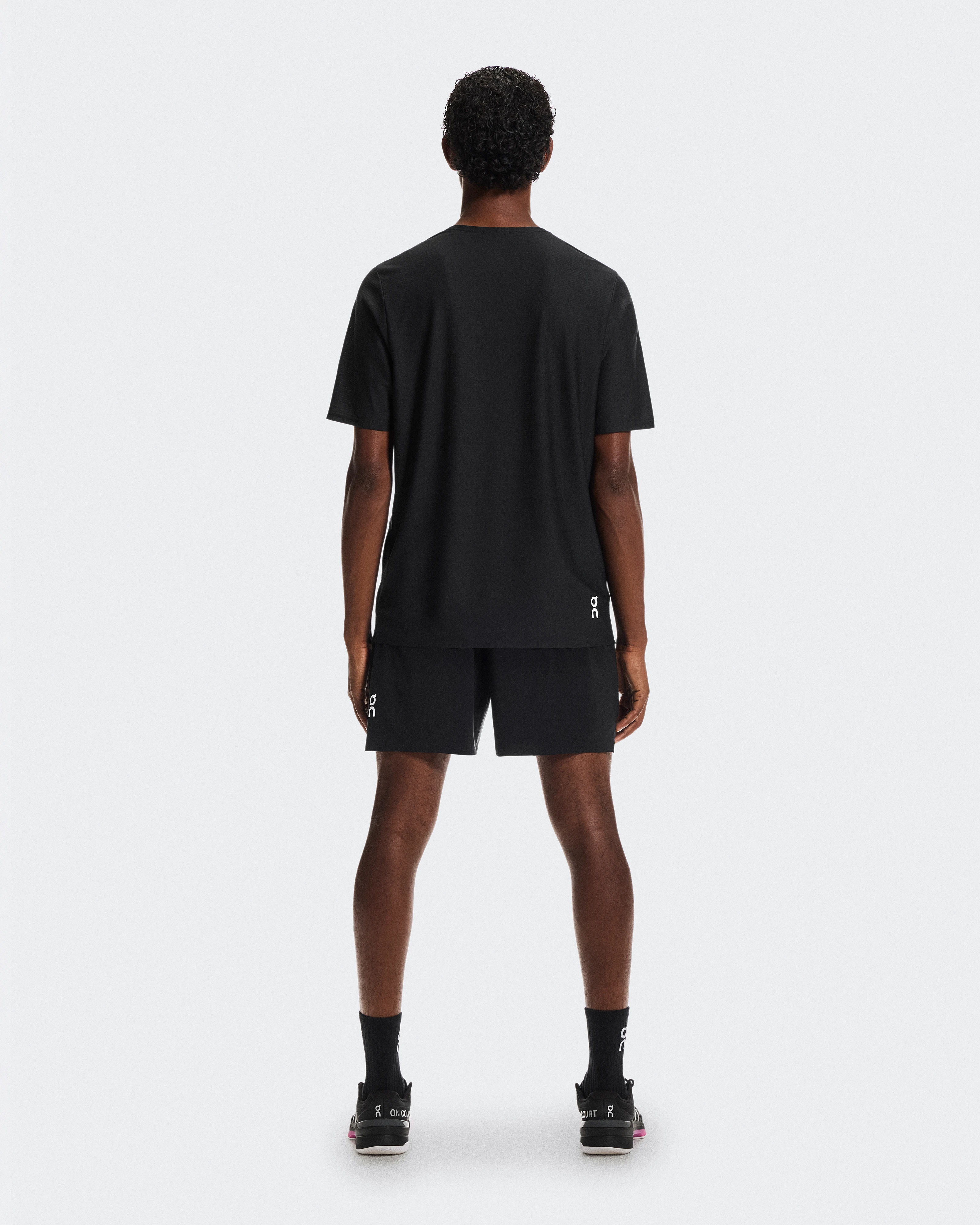 On 5" Court Shorts Black Men Shorts