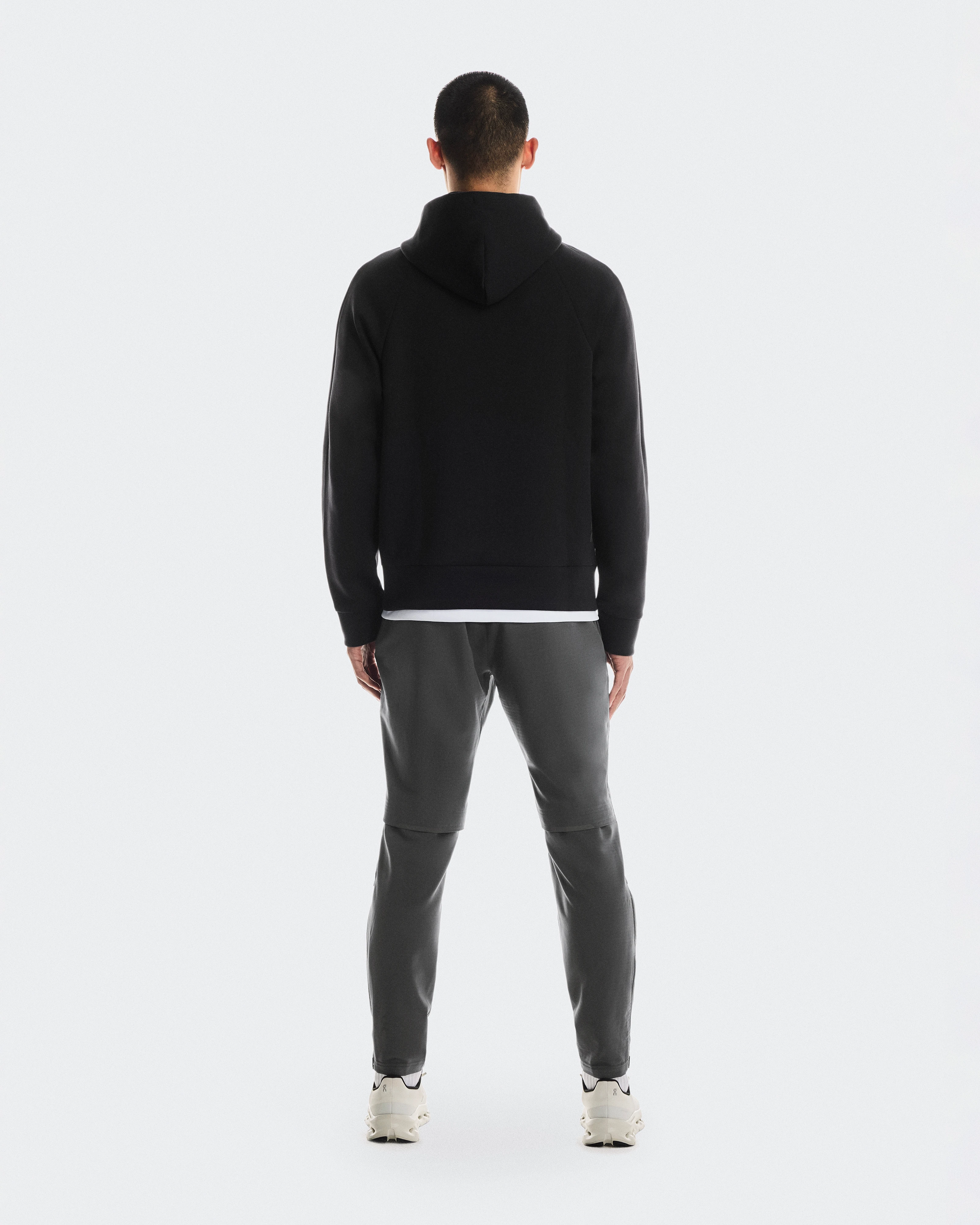 On Focus Tech Zip Hoodie Black Men Hoodies and sweatshirts