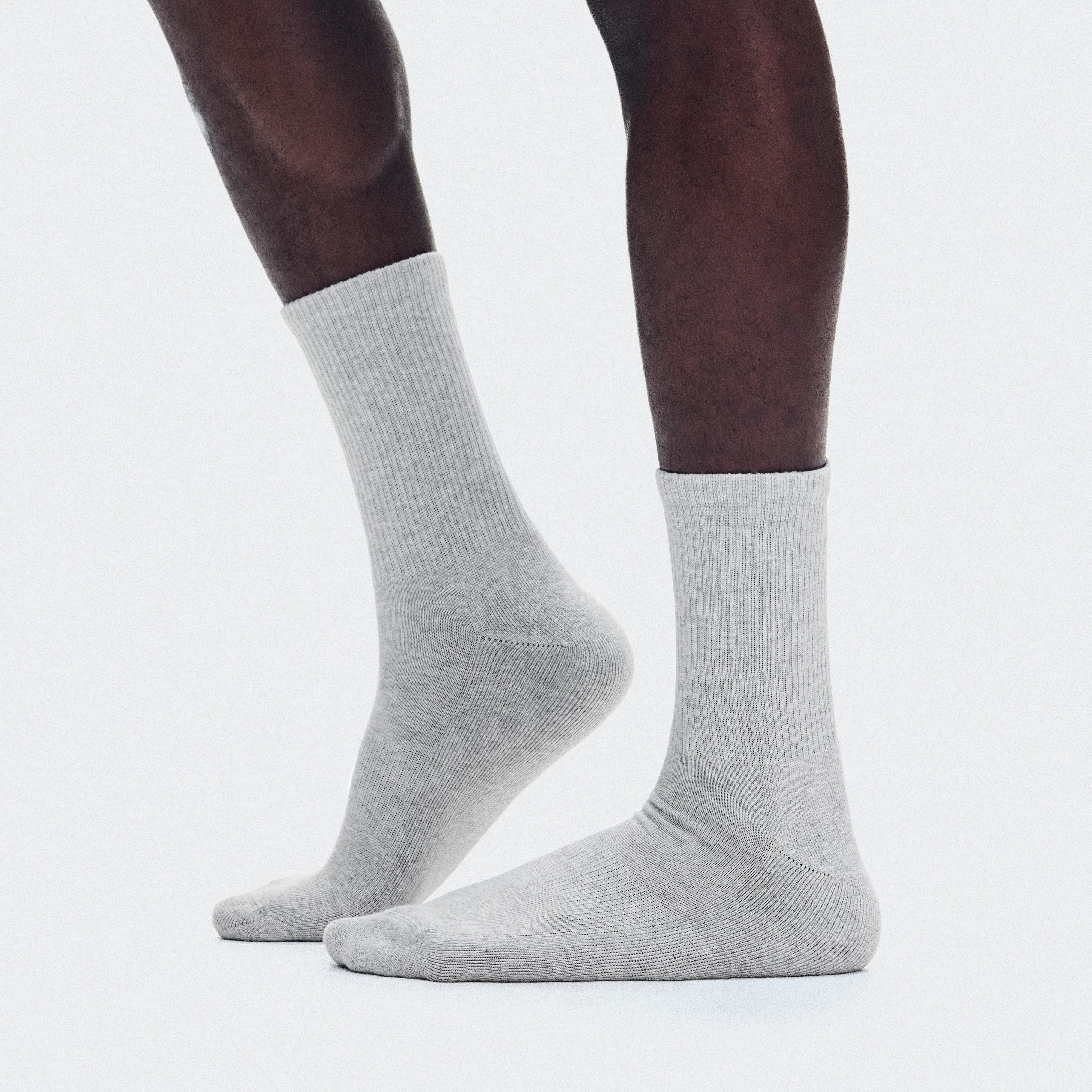 On Club Sock High 2P Heather Gray Unisex – Everyday essential Socks Active life
