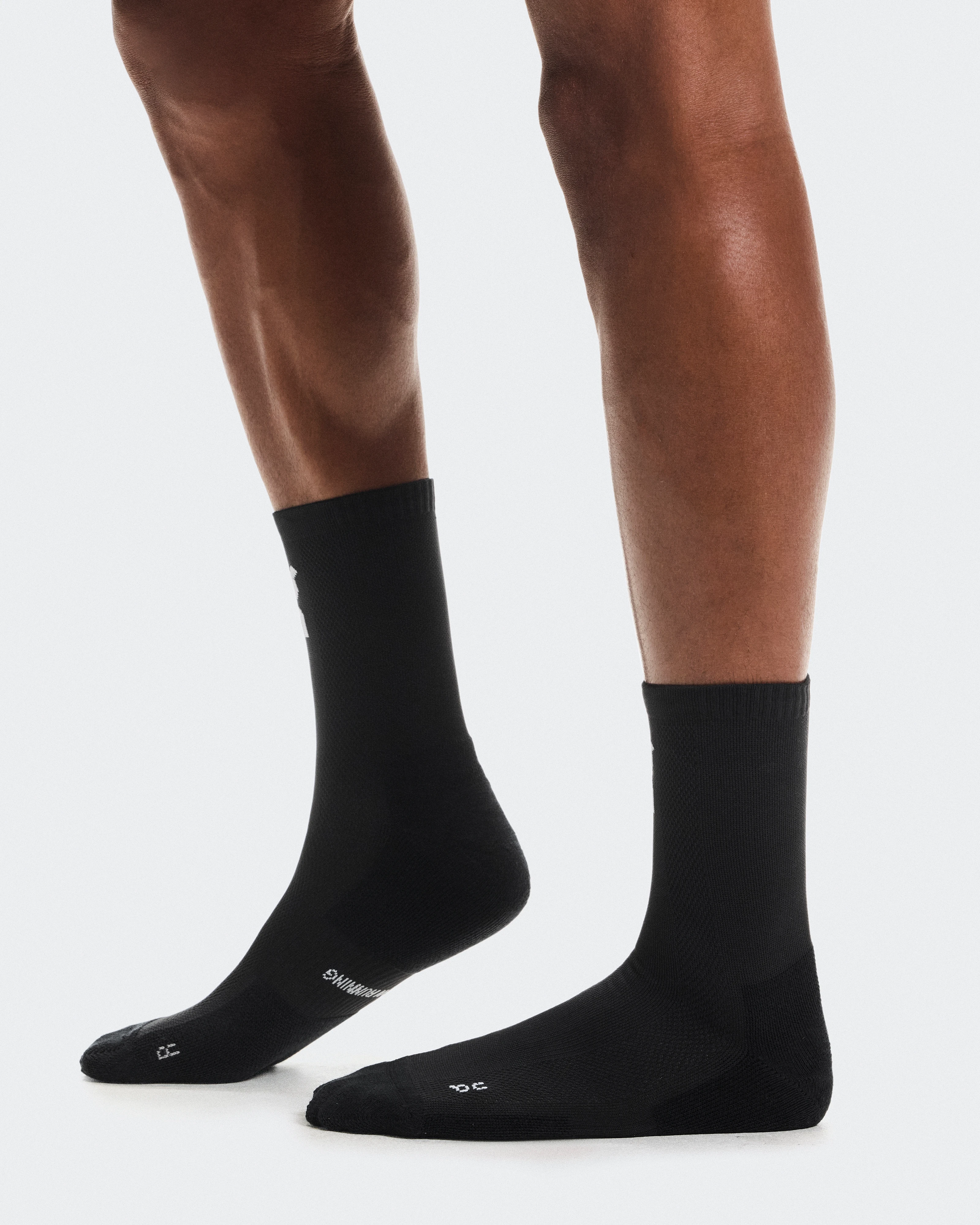 On Core Run Sock High 2P Black Unisex Socks
