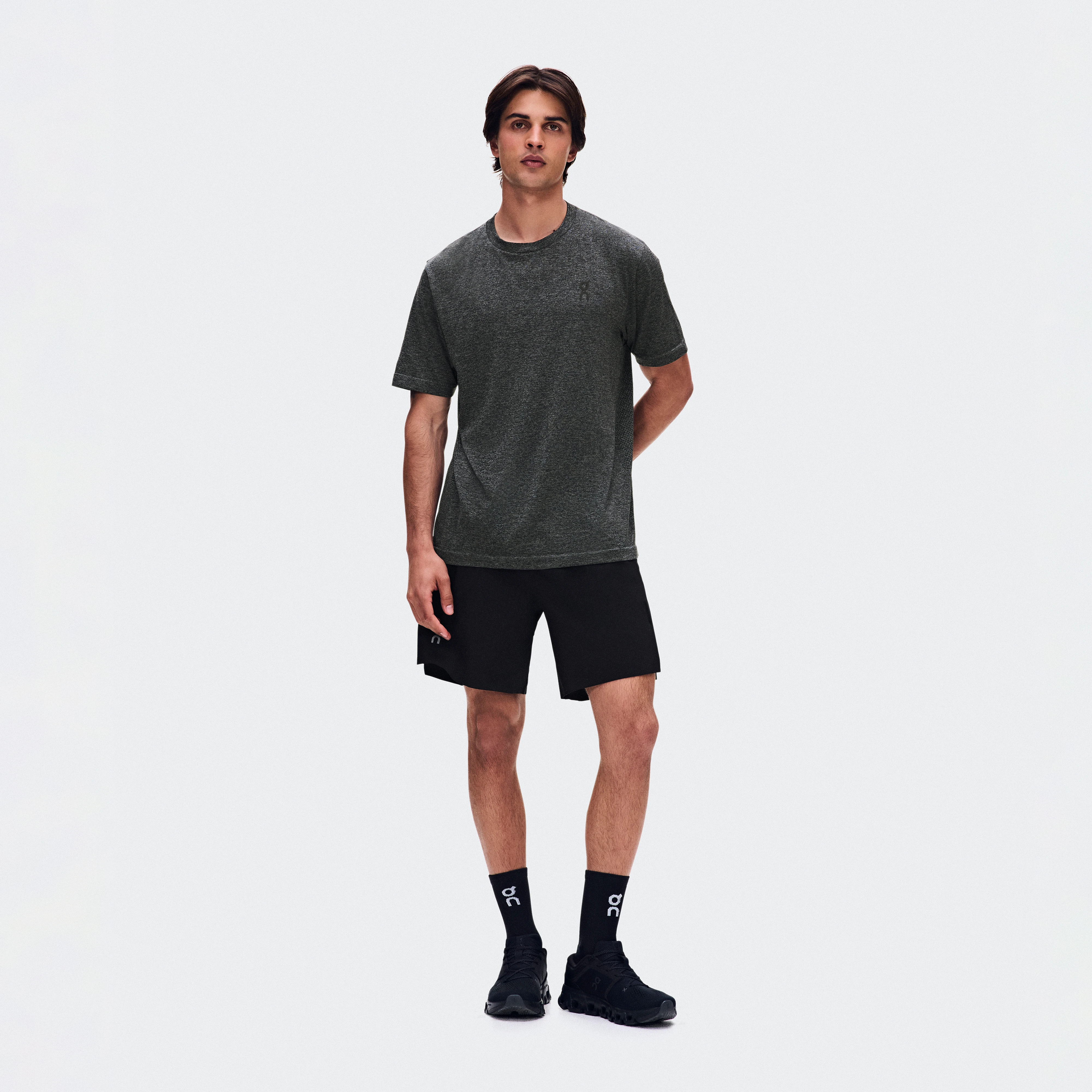 On Train Shorts 7" Black Men – High-intensity training Shorts