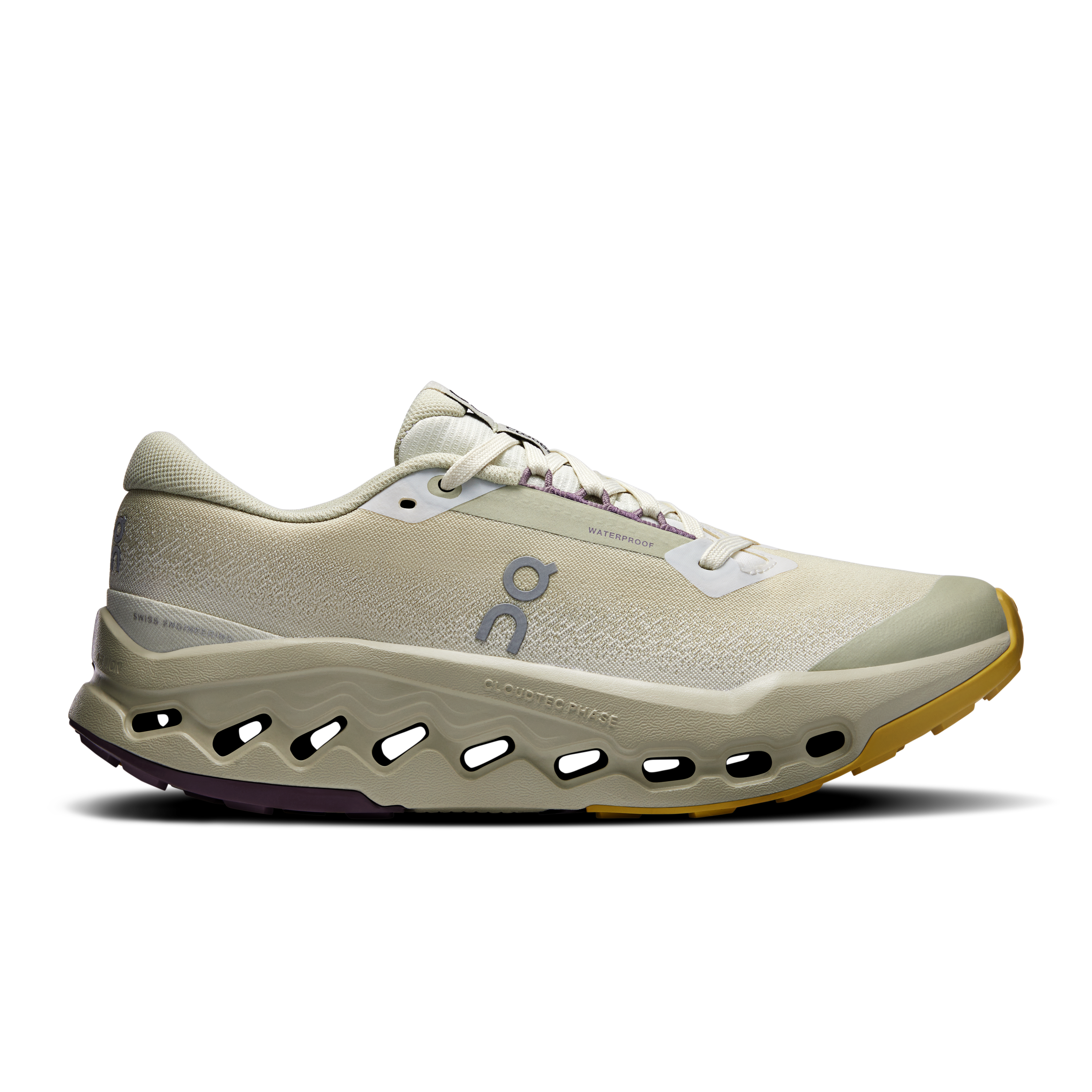 Cloudsurfer Trail 2 Waterproof Trail Running Shoe in Ghost/Chalk