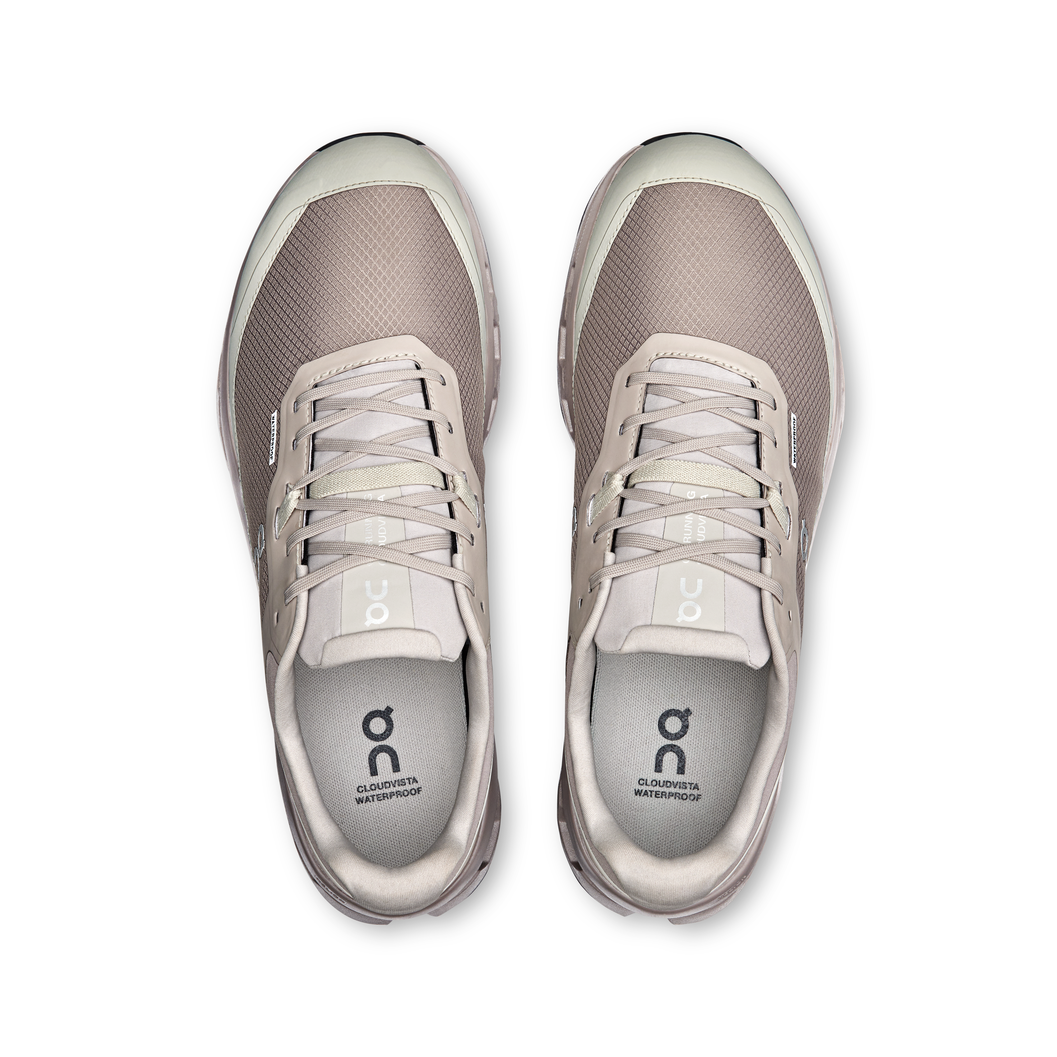 On Cloudvista 2 Waterproof Fog & Cinder Men Trail running Shoes