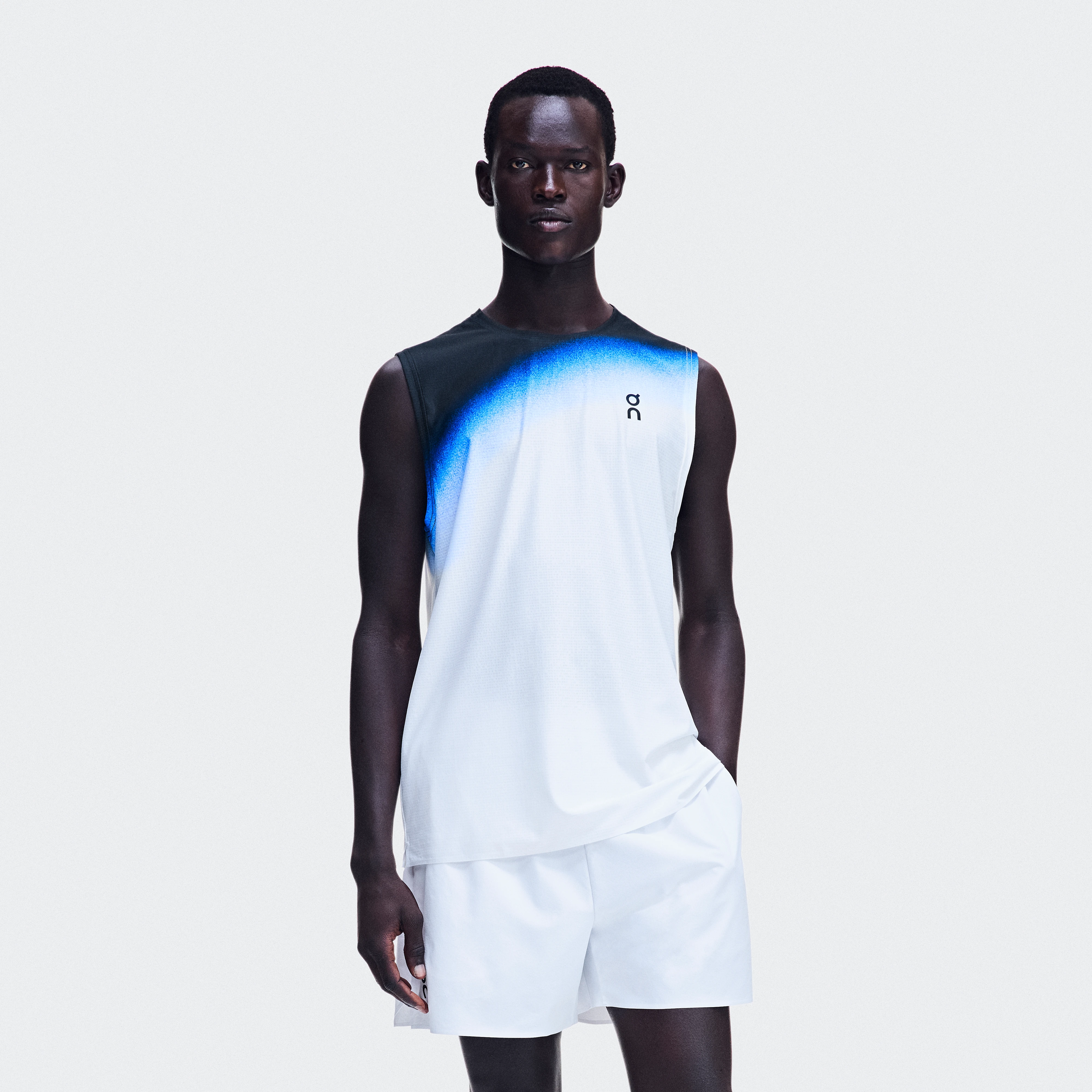 On Court Tank Swing White & Jay Men – Tennis, racket sports Tops and t-shirts Tennis