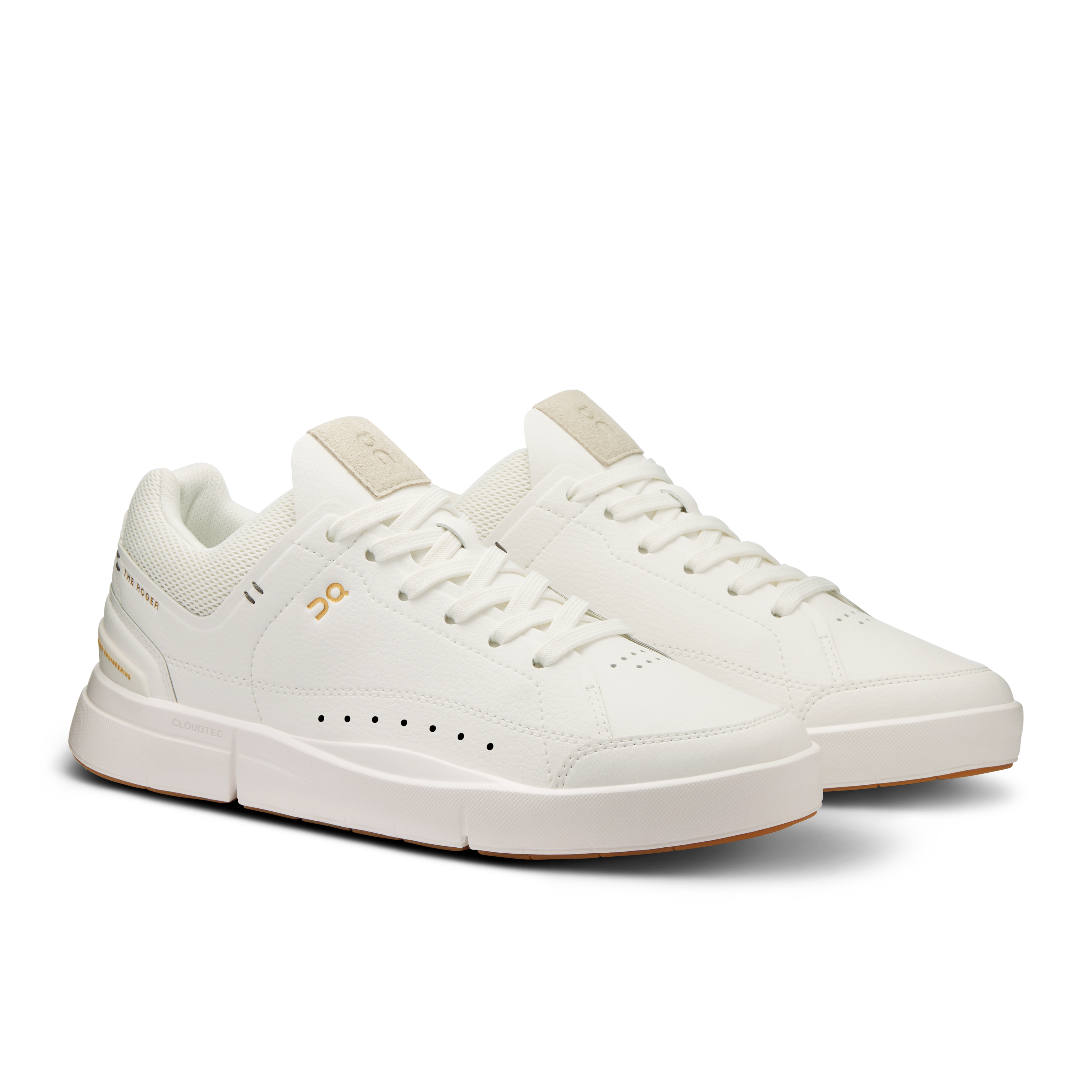On THE ROGER Centre Court White & Gum Women Active life Shoes