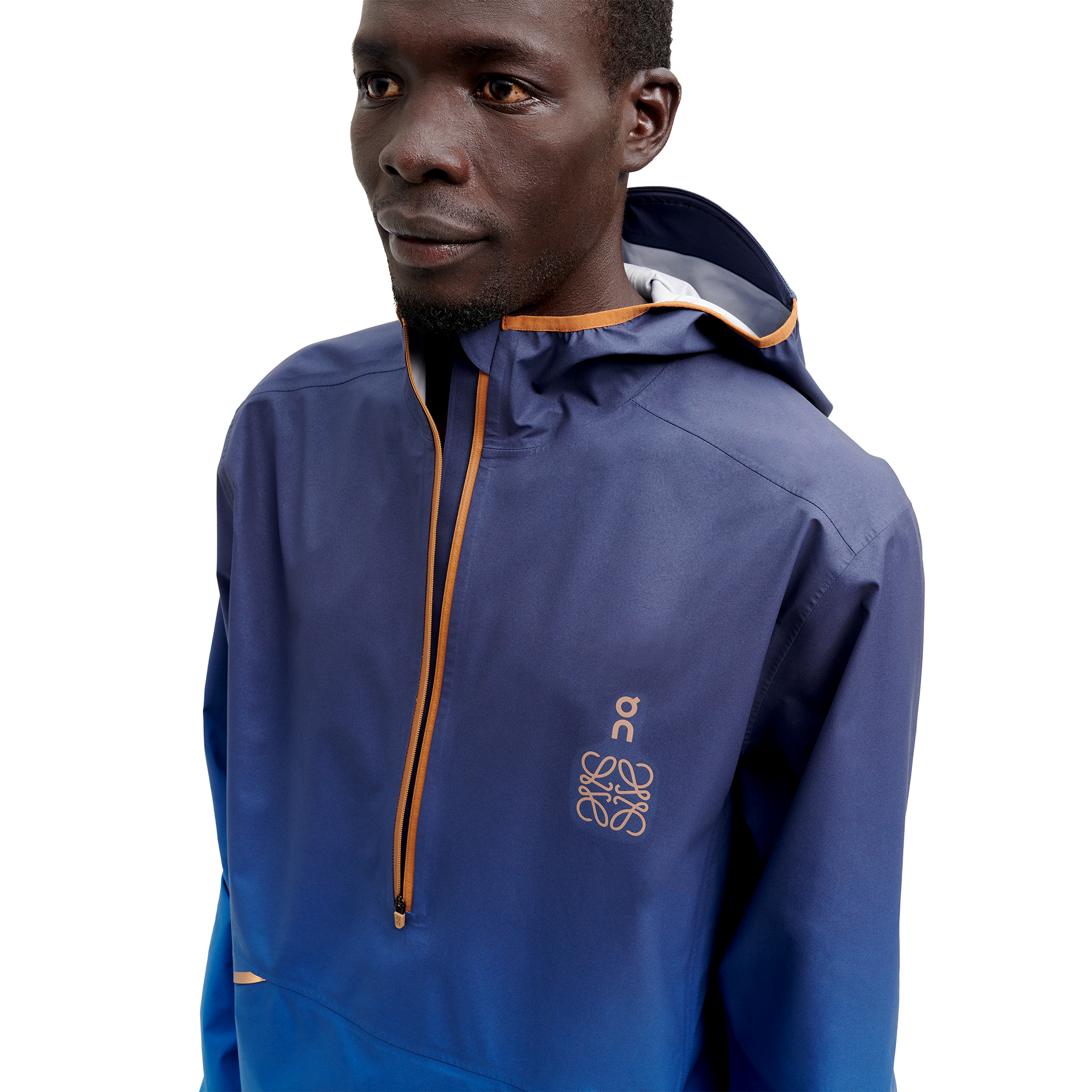 On Waterproof Anorak LOEWE Gradient Blue Men Jackets