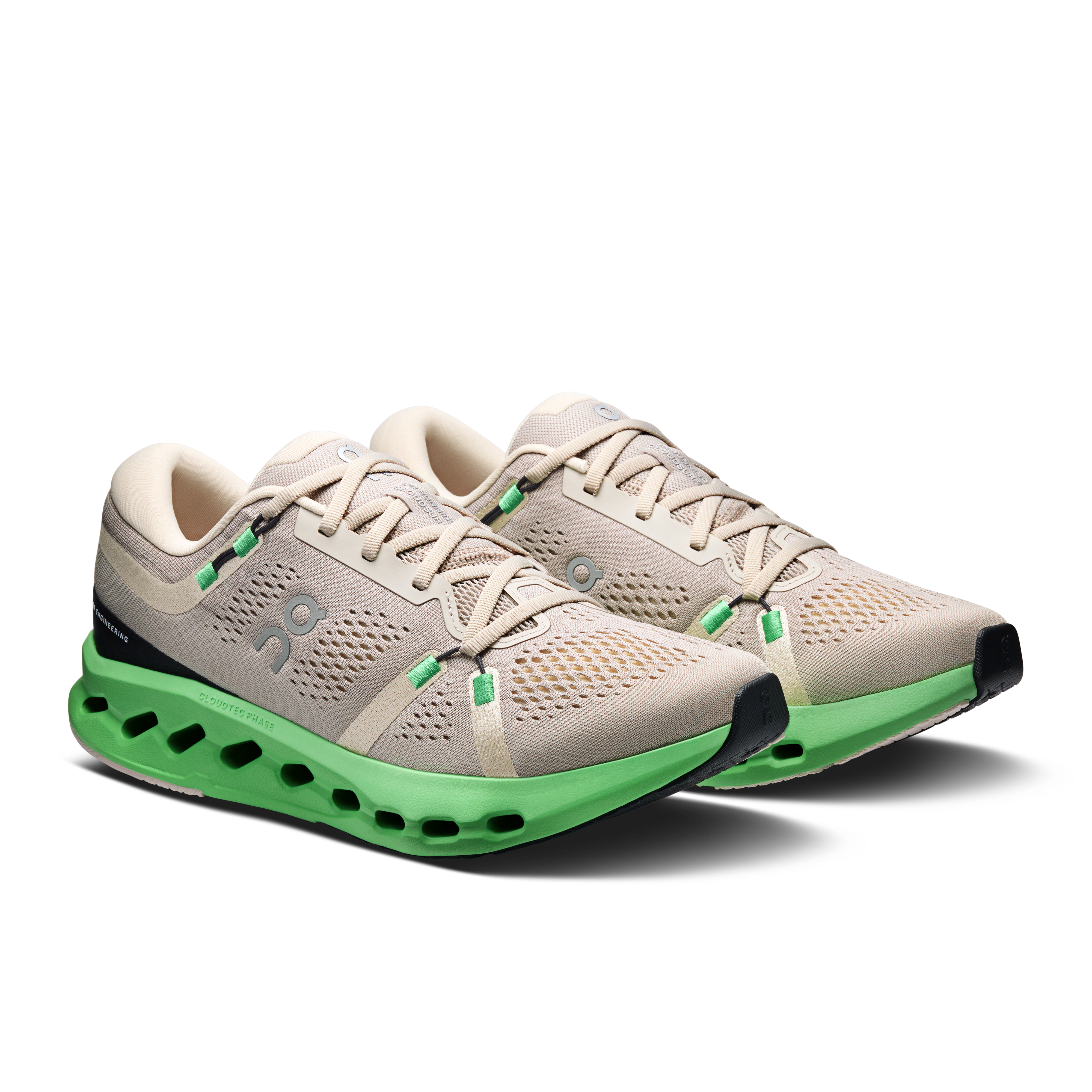 On Cloudsurfer 2 Truffle & Honeydew Men Road running Shoes