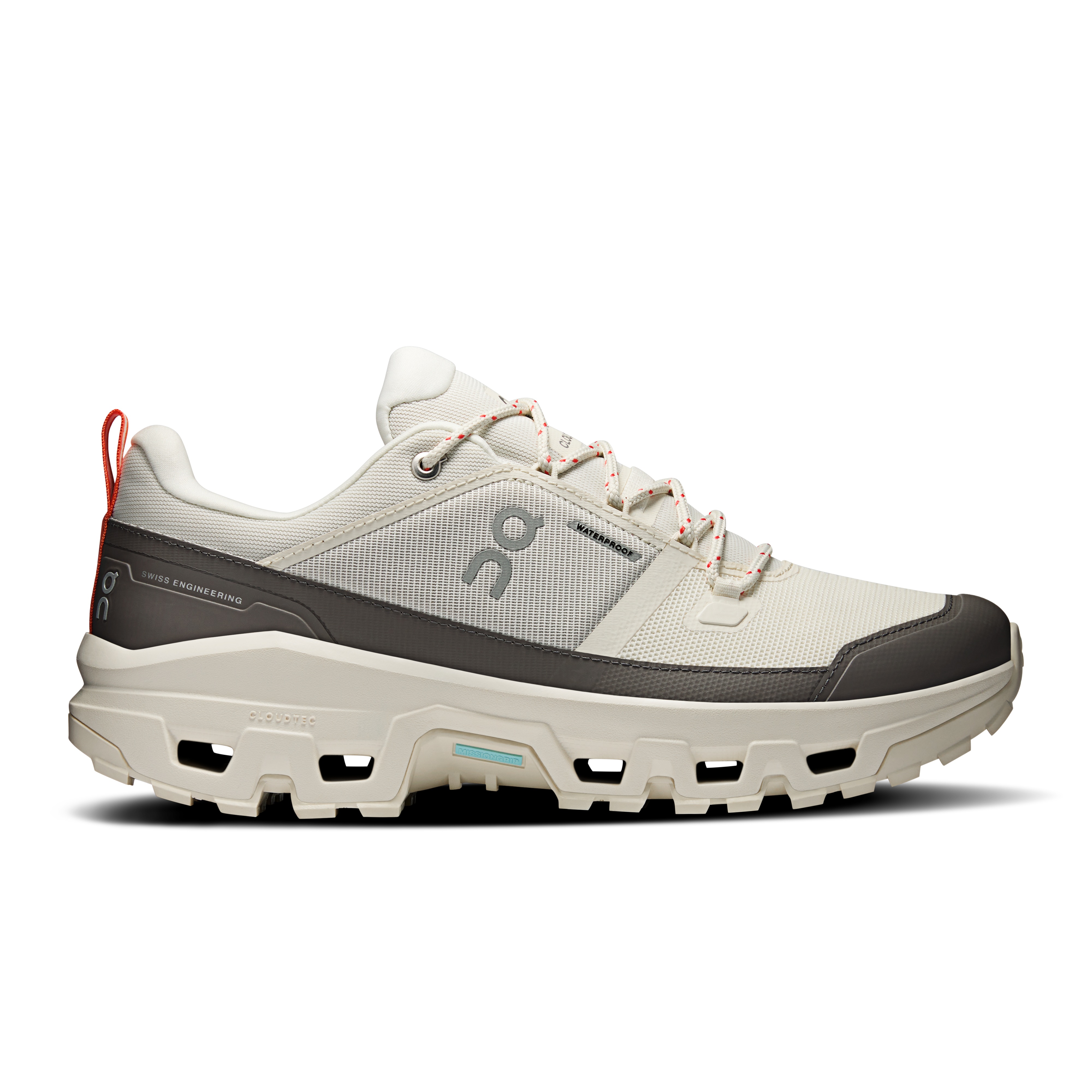 Cloudrock Low Waterproof Hiking Shoe in Ivory/Ivory
