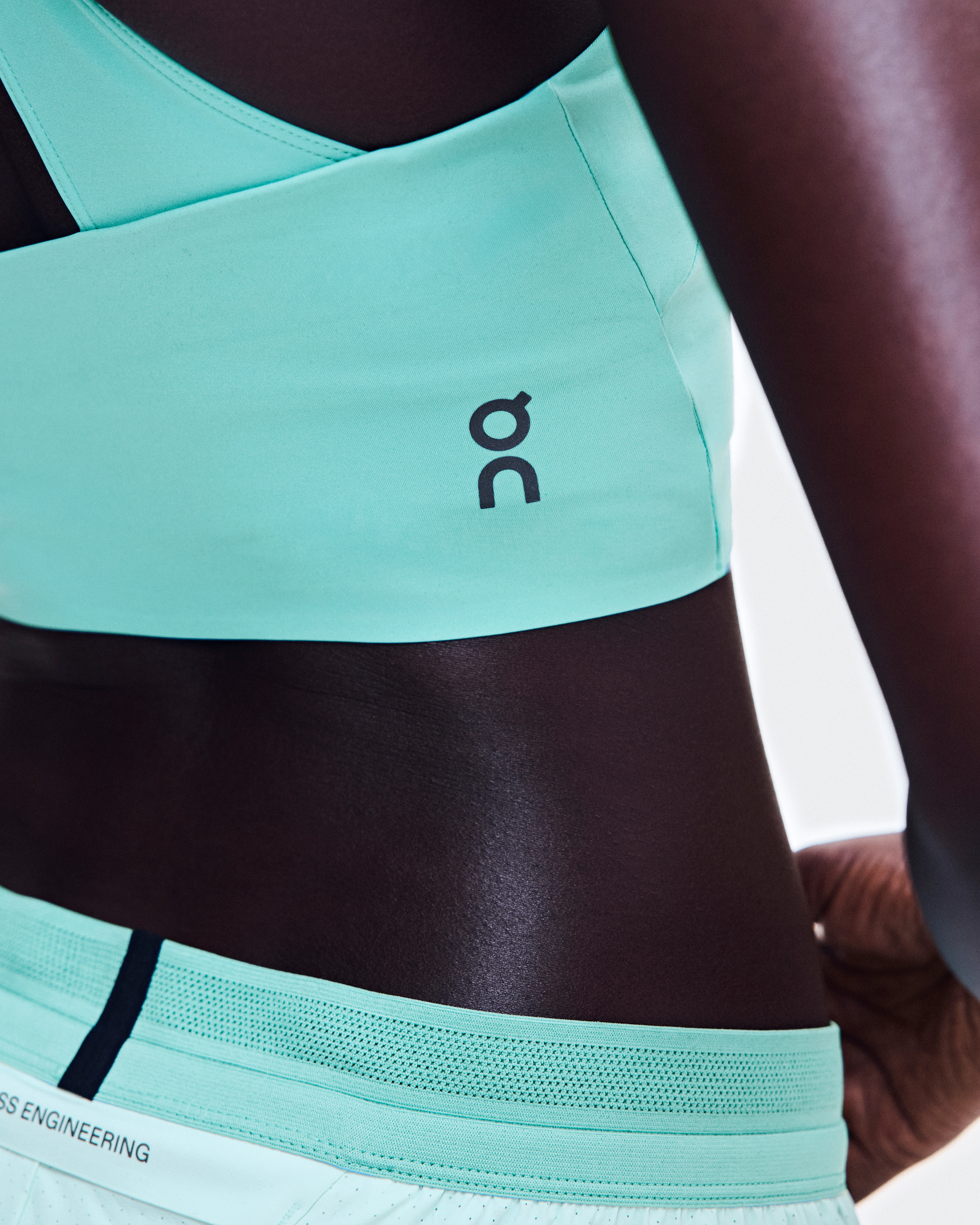 On Performance Crop Aquamarine Women Tops and t-shirts