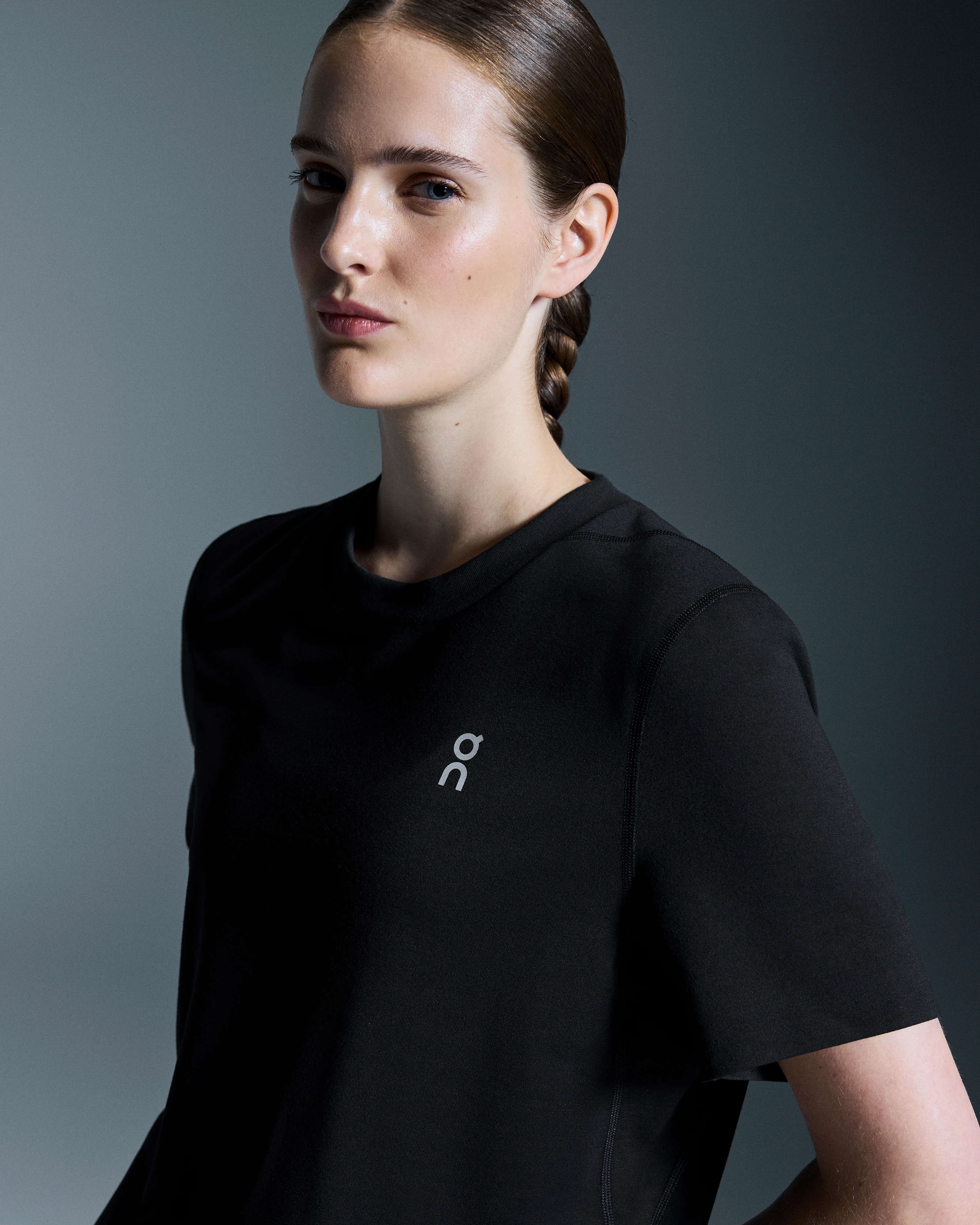 On Train-T Black Women Tops and t-shirts