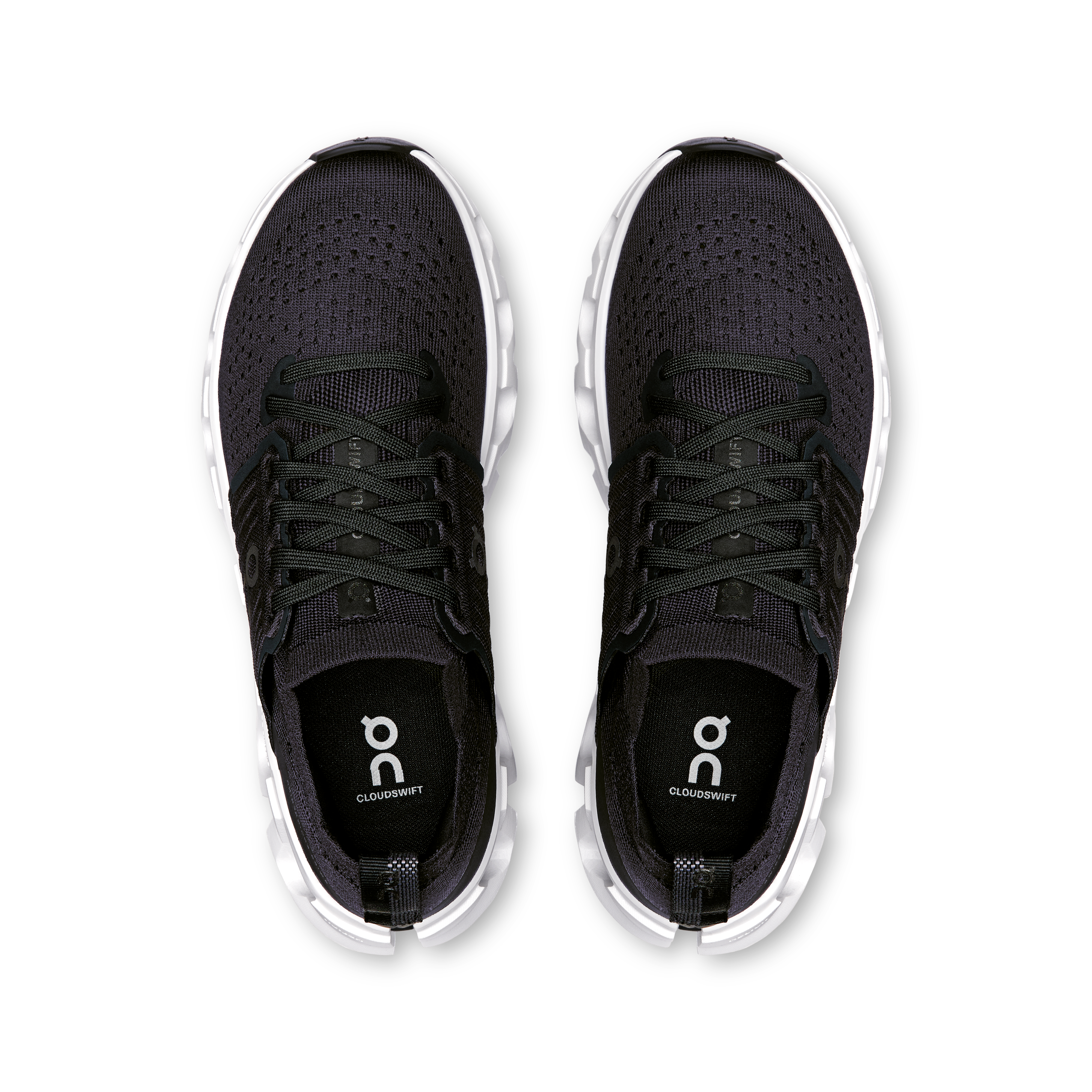 On Cloudswift 4 Black & White Women Road running Shoes