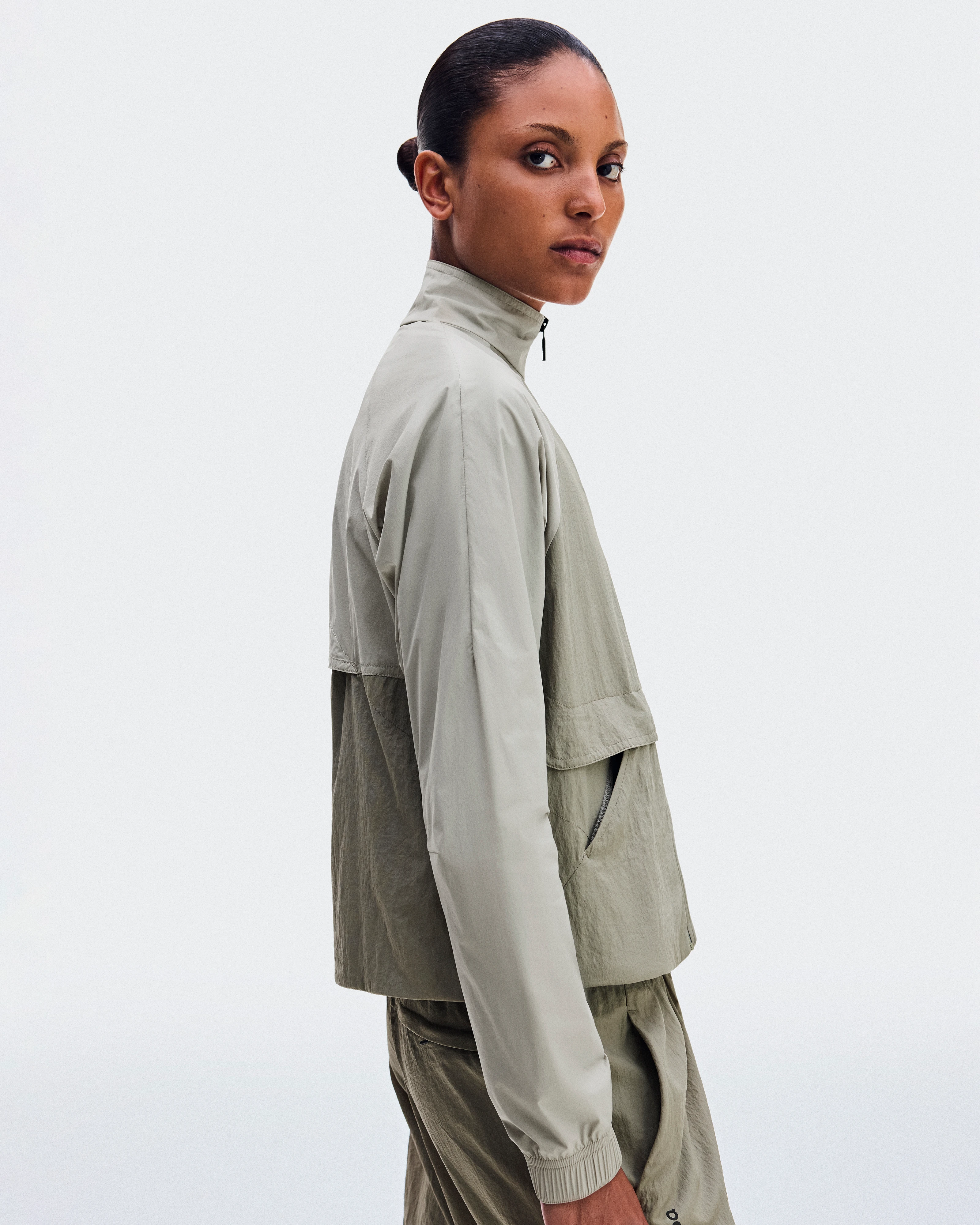 On All-Day Track Jacket Vetiver & Brume Women Track