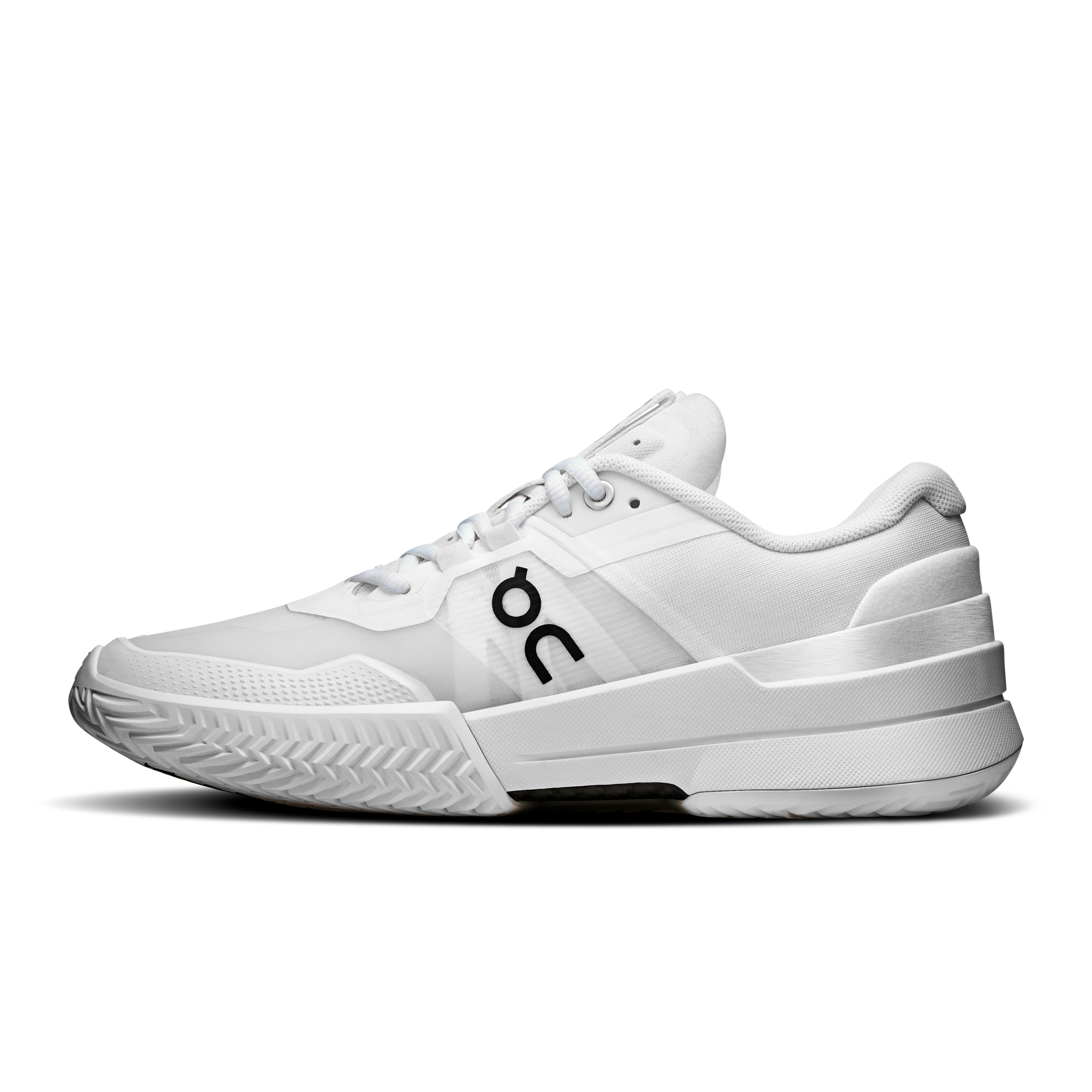 On THE ROGER Pro 2 All White Women Tennis Shoes