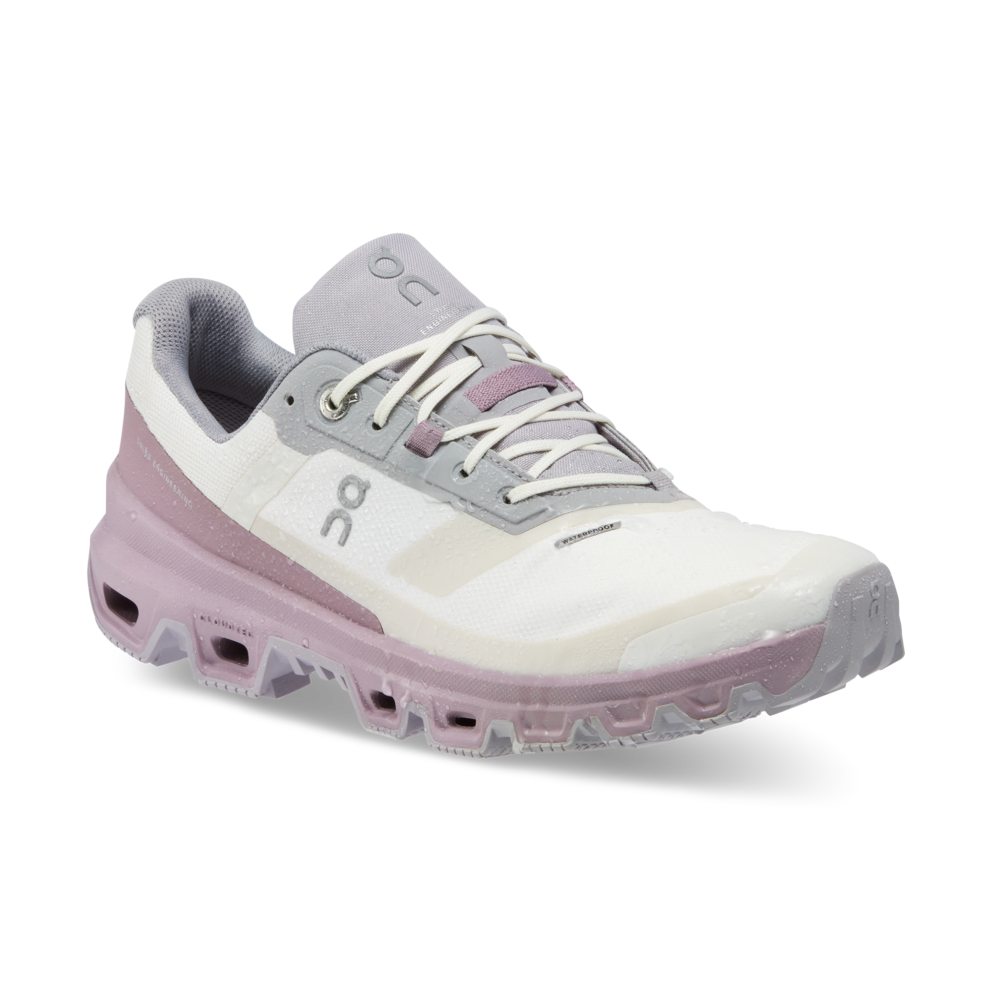 On Cloudventure Waterproof Ice & Heron Women Trail running Shoes