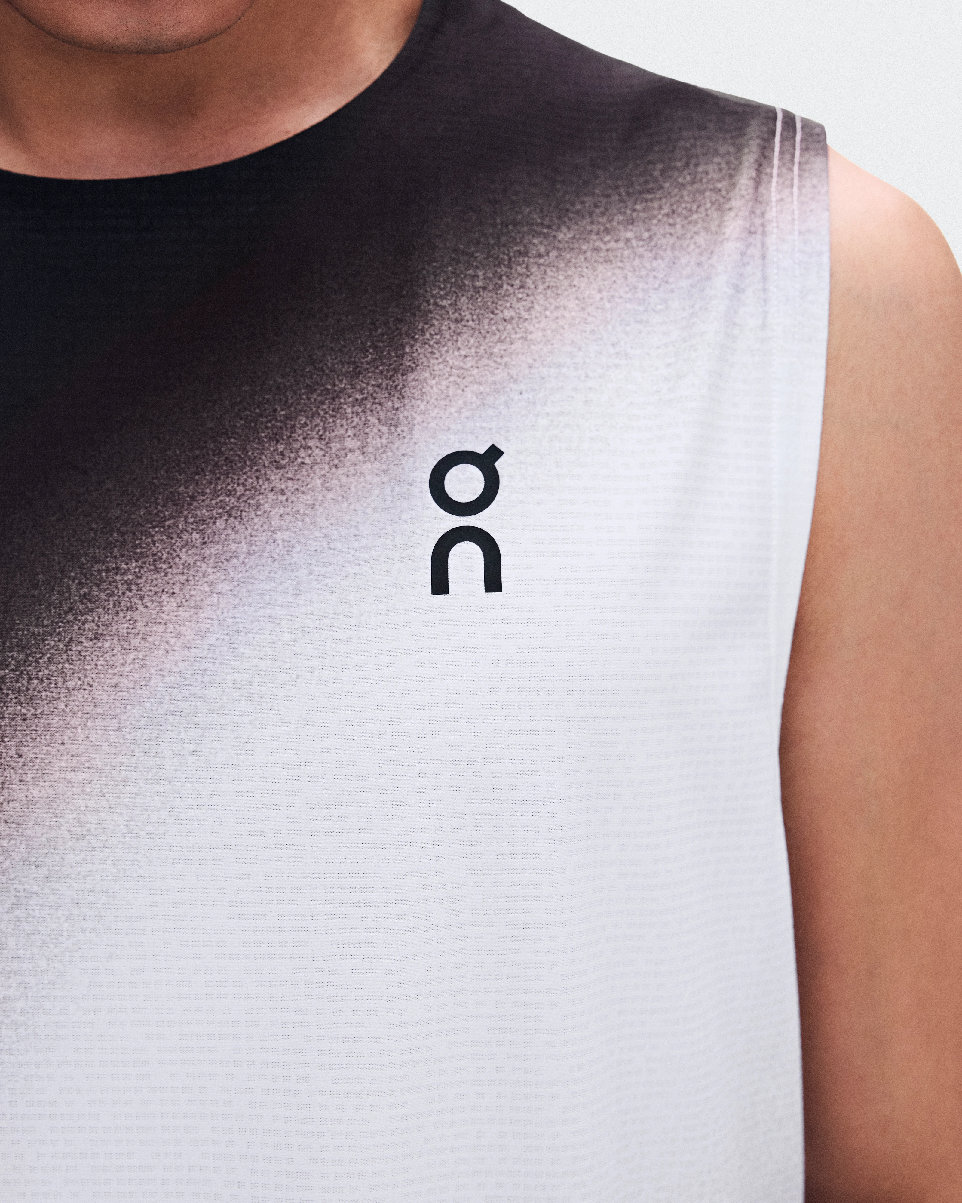 On Court Tank Swing Black & Mulberry Men Tops and t-shirts