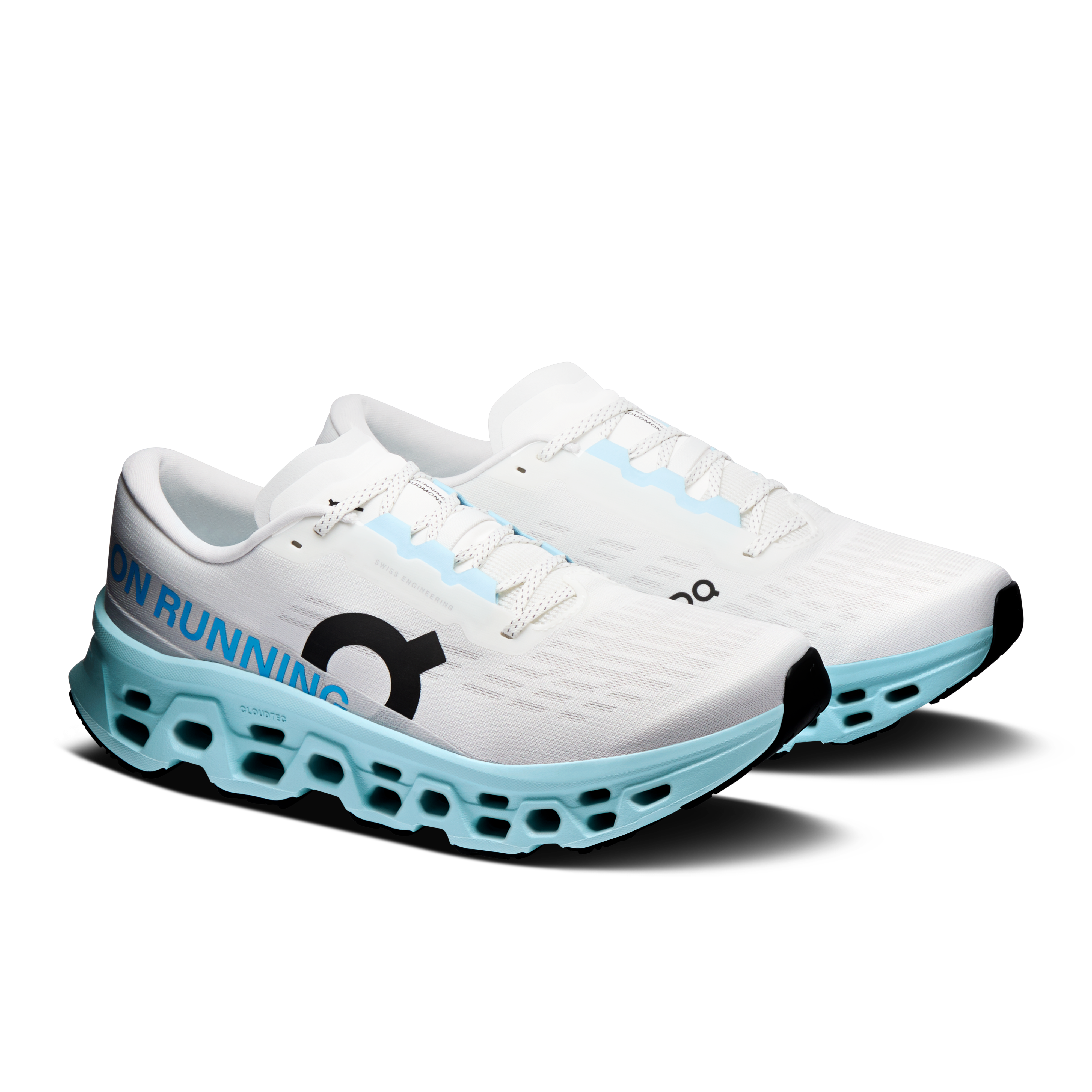 On Cloudmonster 3 Ivory & Topaz Men Road running Shoes