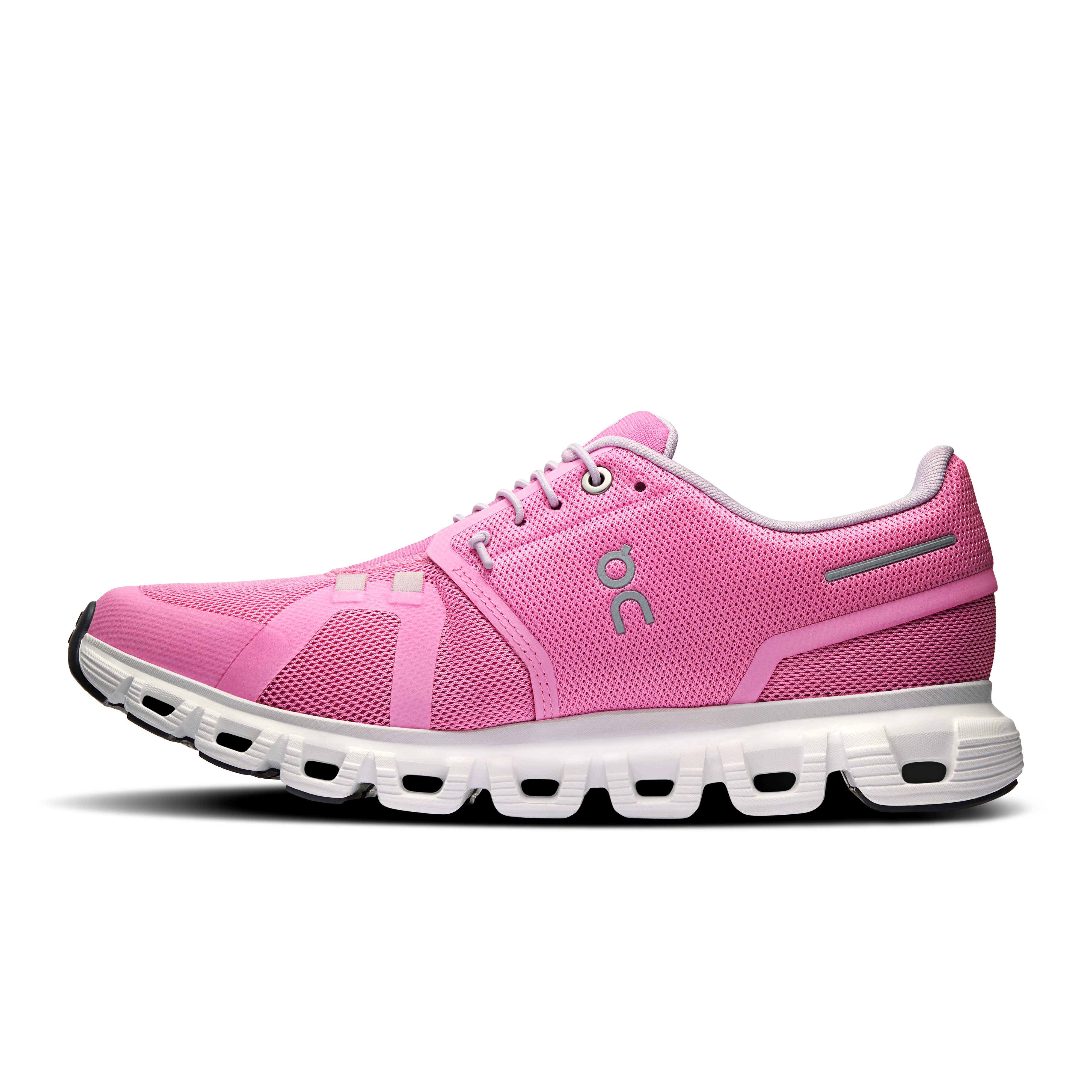 On Cloud 6 Raspberry & White Women Active life Shoes