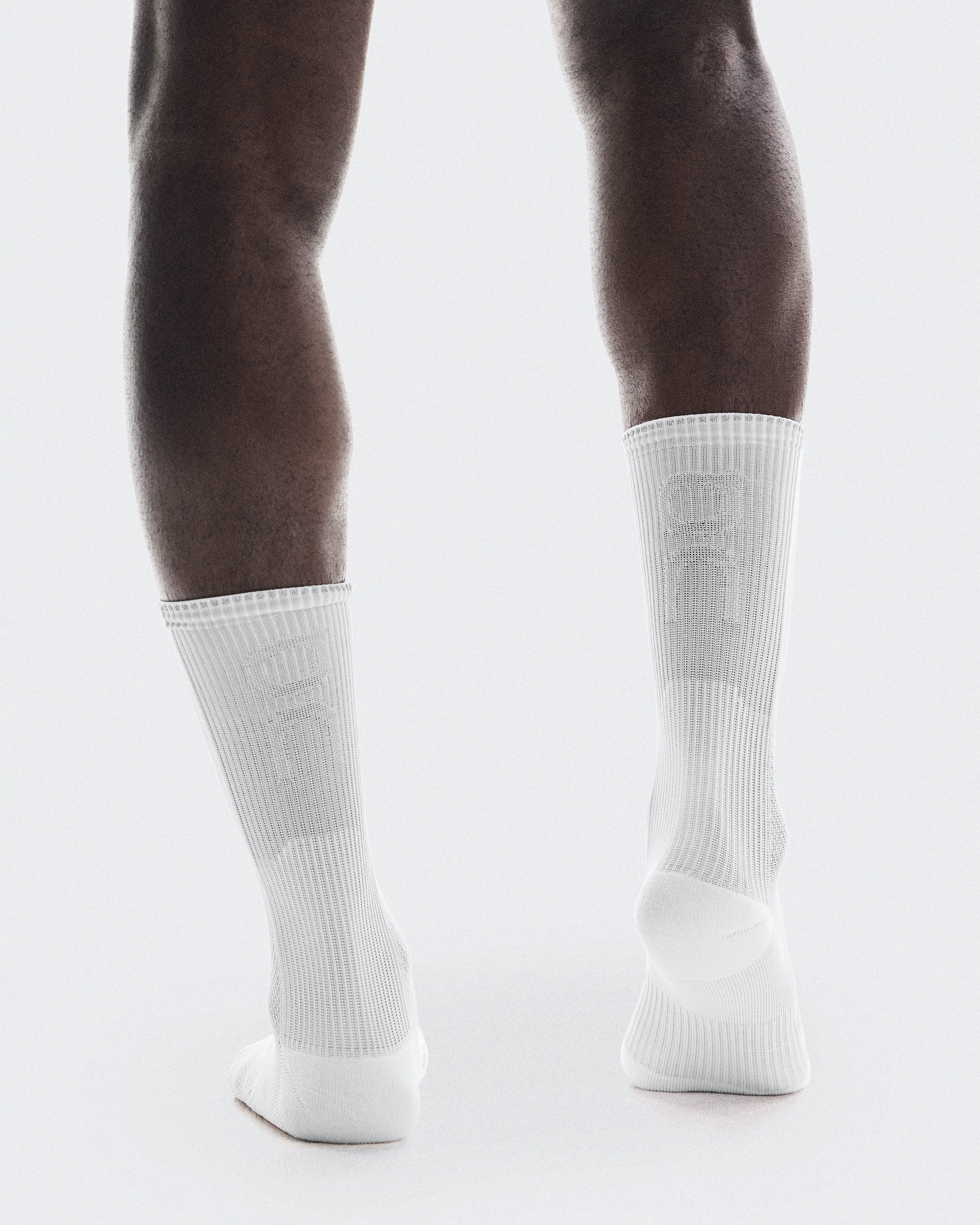 On Performance Run Sock High White & Glacier Unisex Socks
