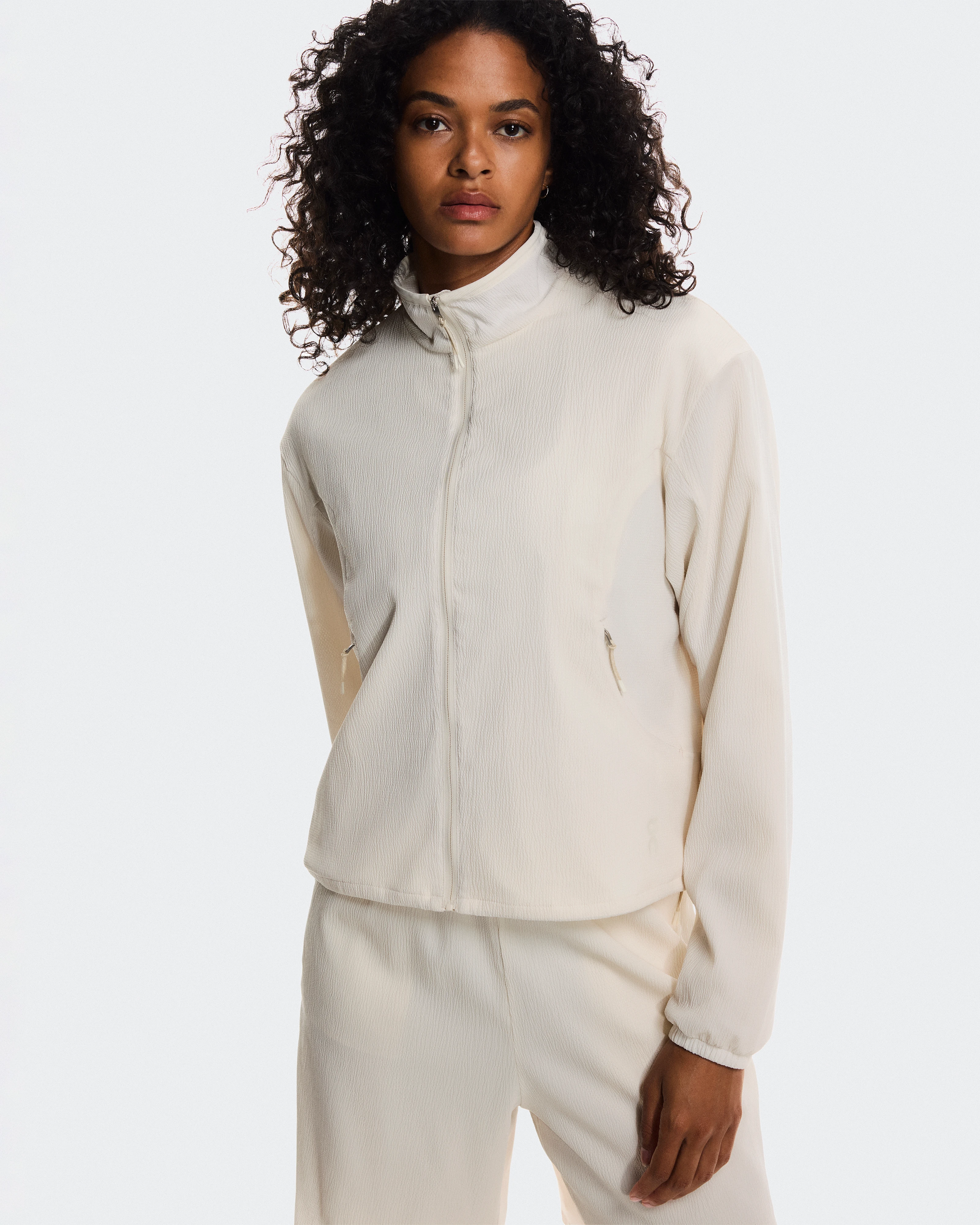 On Track Jacket Cream Women Jackets