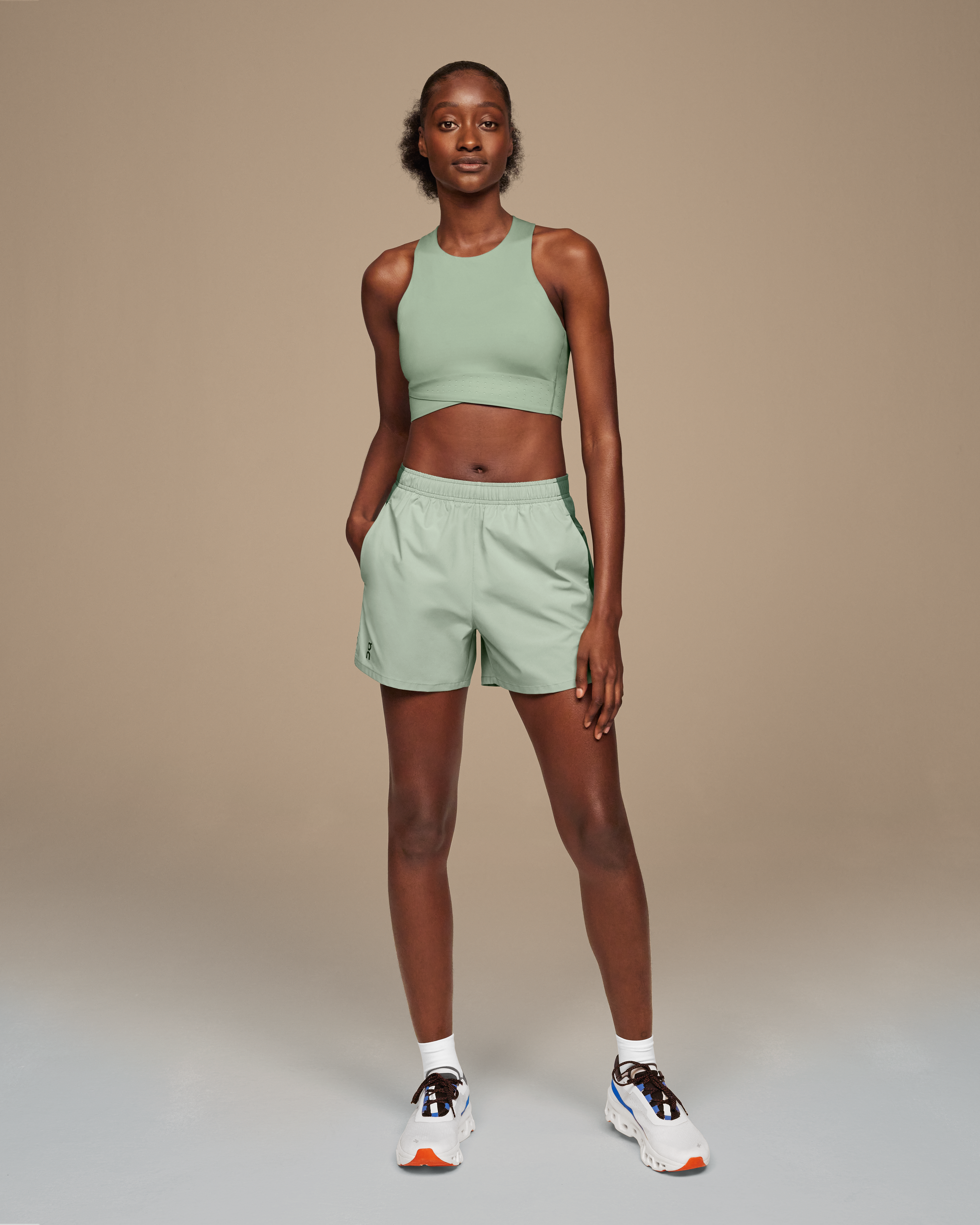 On Essential Shorts Moss & Ivy Women Shorts