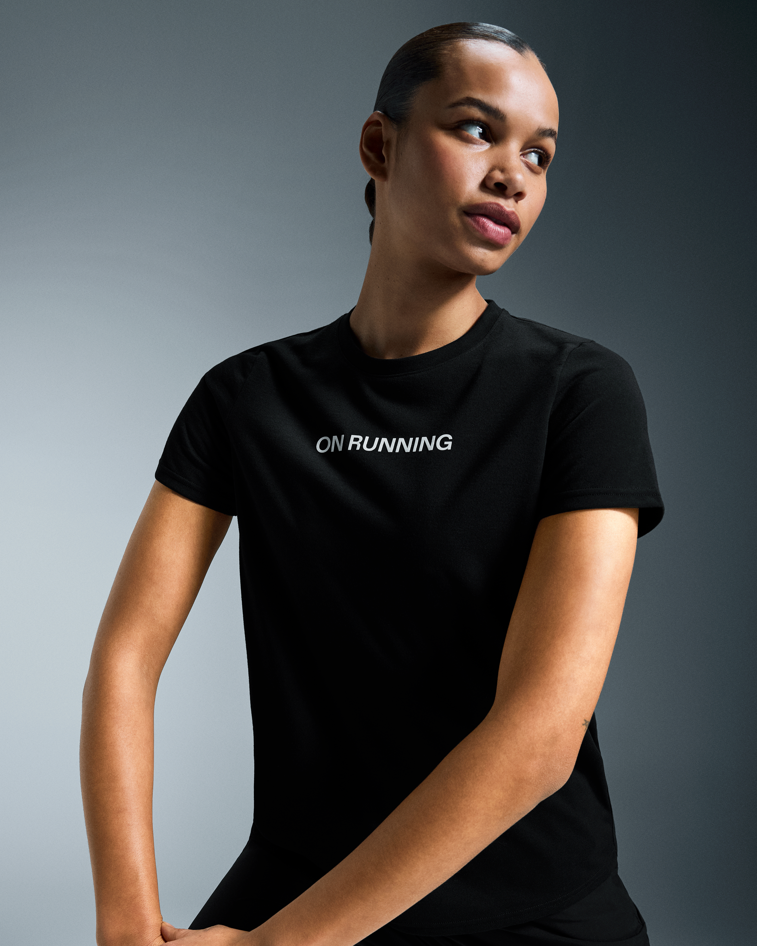 On On Run-T Black Women Tops and t-shirts