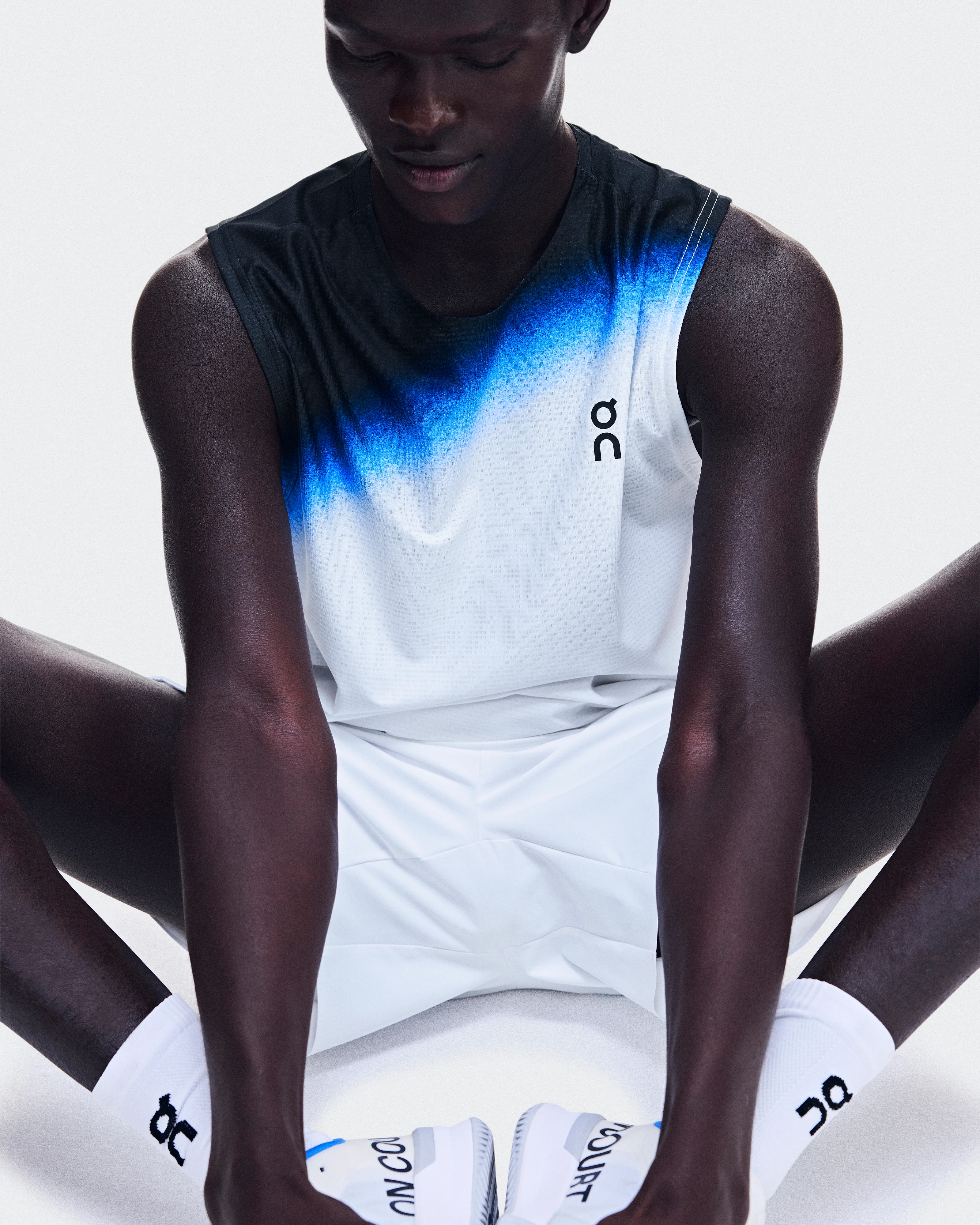 On Court Tank Swing White & Jay Men Tops and t-shirts
