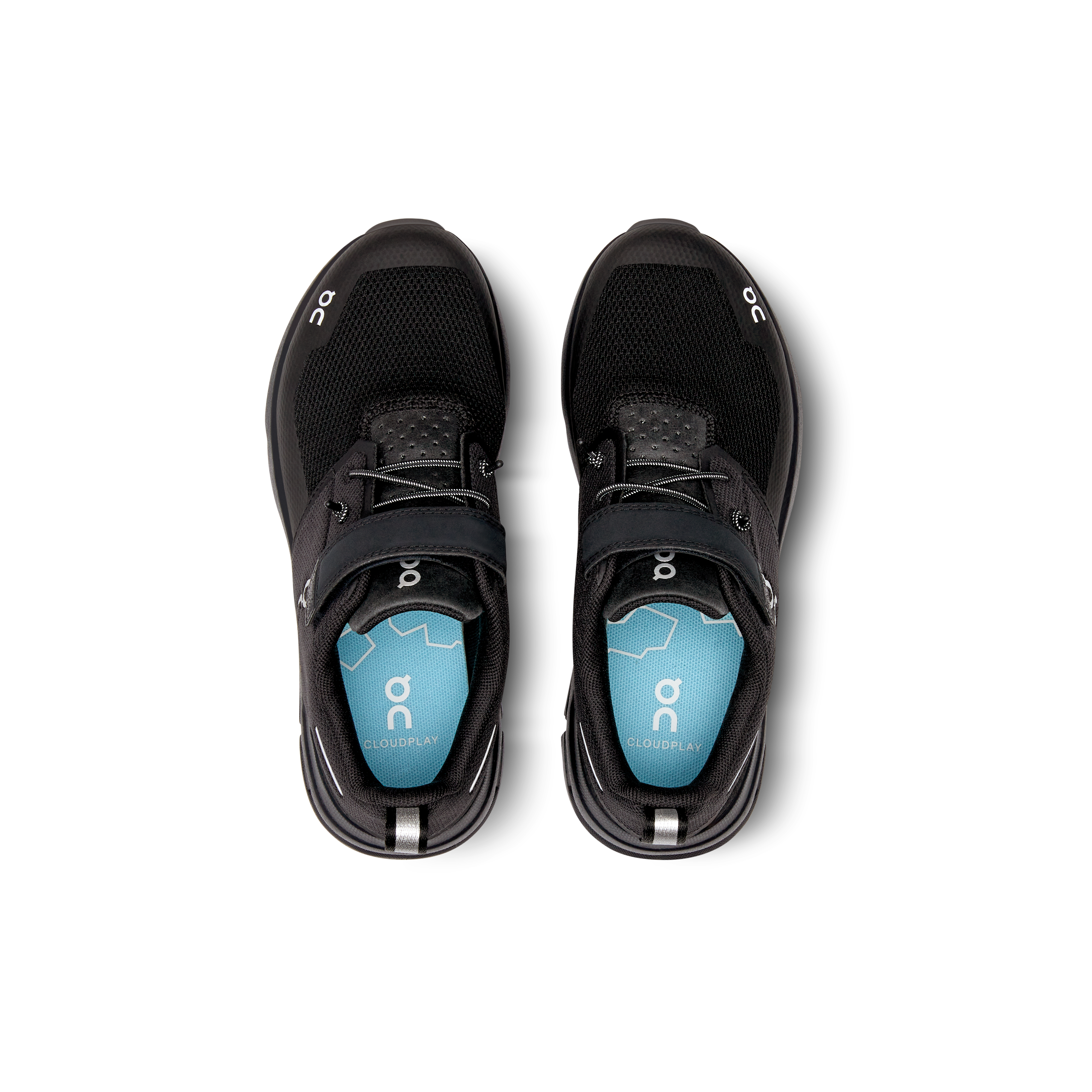 On Cloud Play All Black Kids Active life Shoes