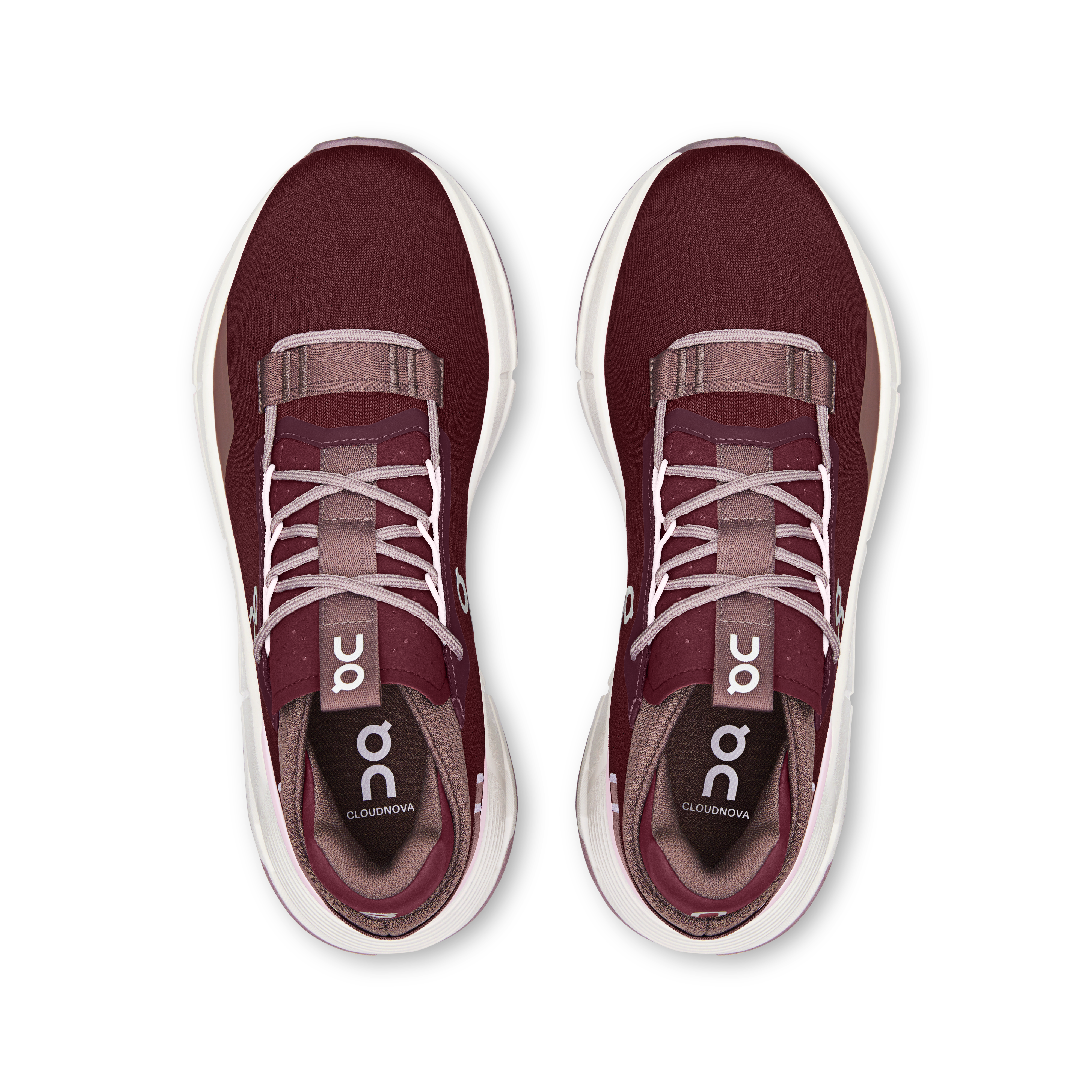 On Cloudnova 2 Maroon & Peony Women Active life Shoes