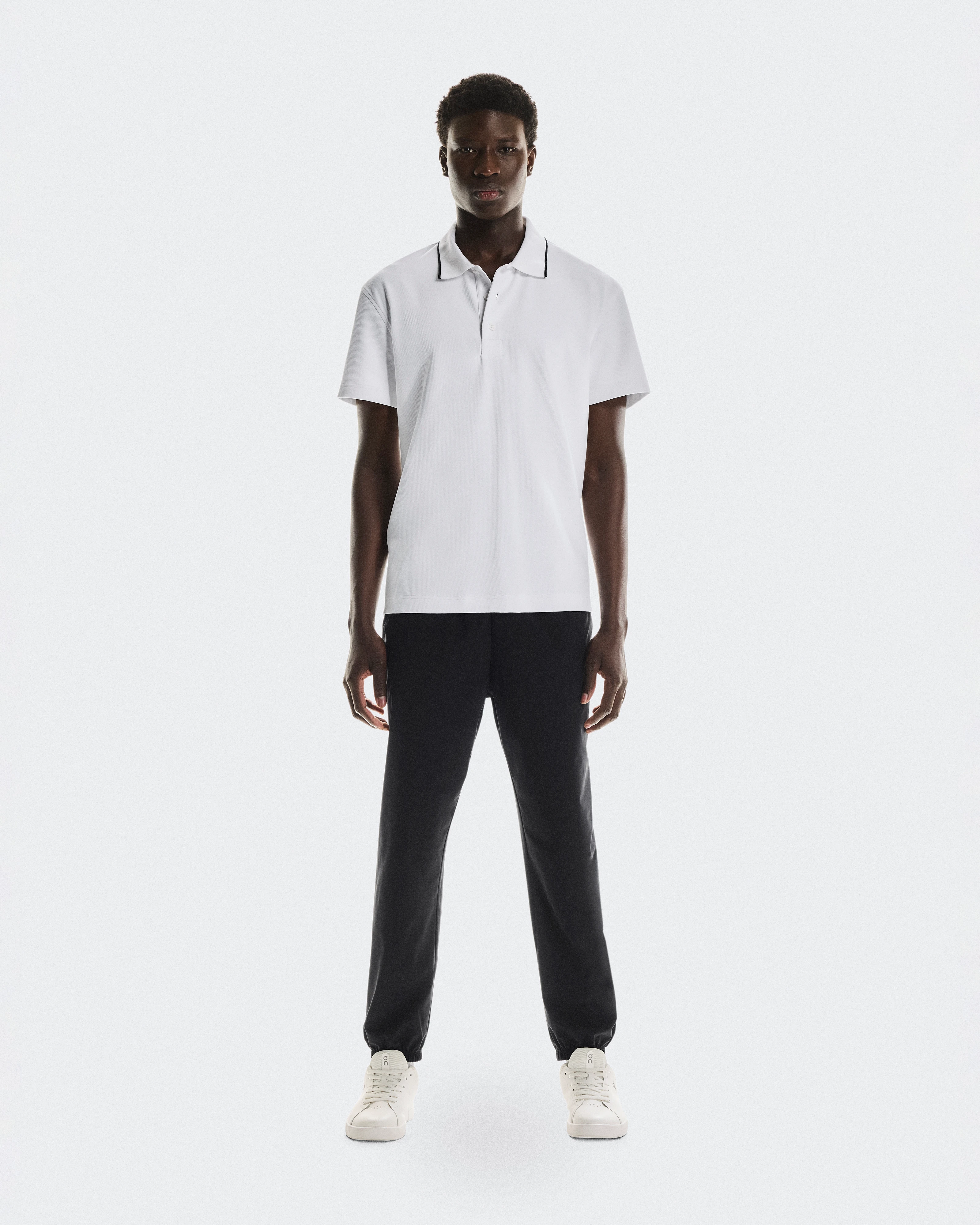 On Courtside Polo White Men Tops and t-shirts